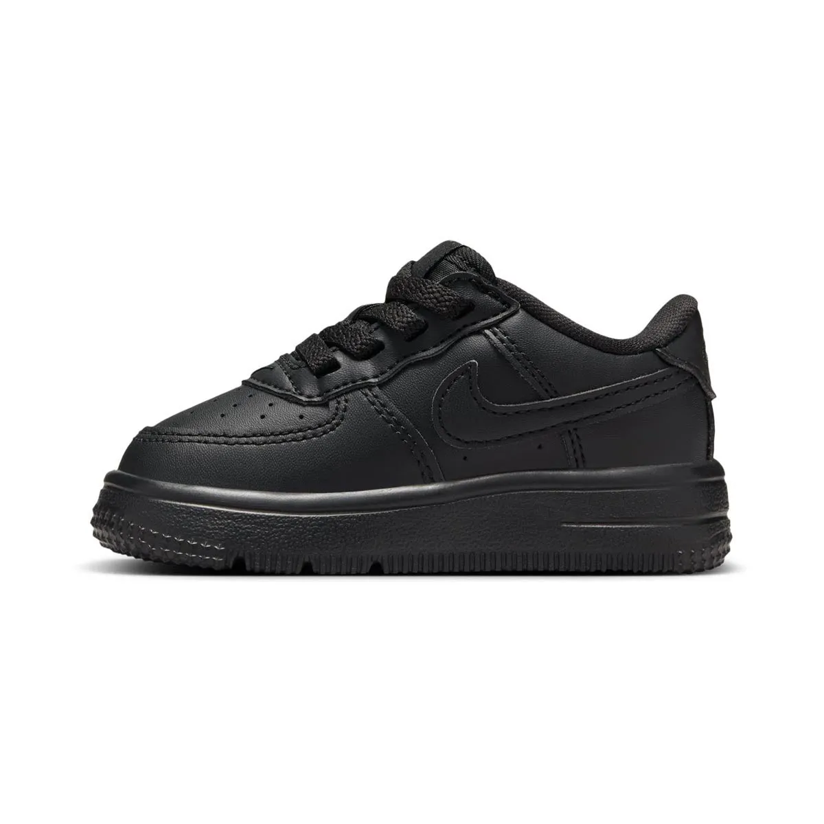 Nike Force 1 Low EasyOn 'Triple Black' Baby/Toddler Shoes Rollbar Torsion Control Soft foam