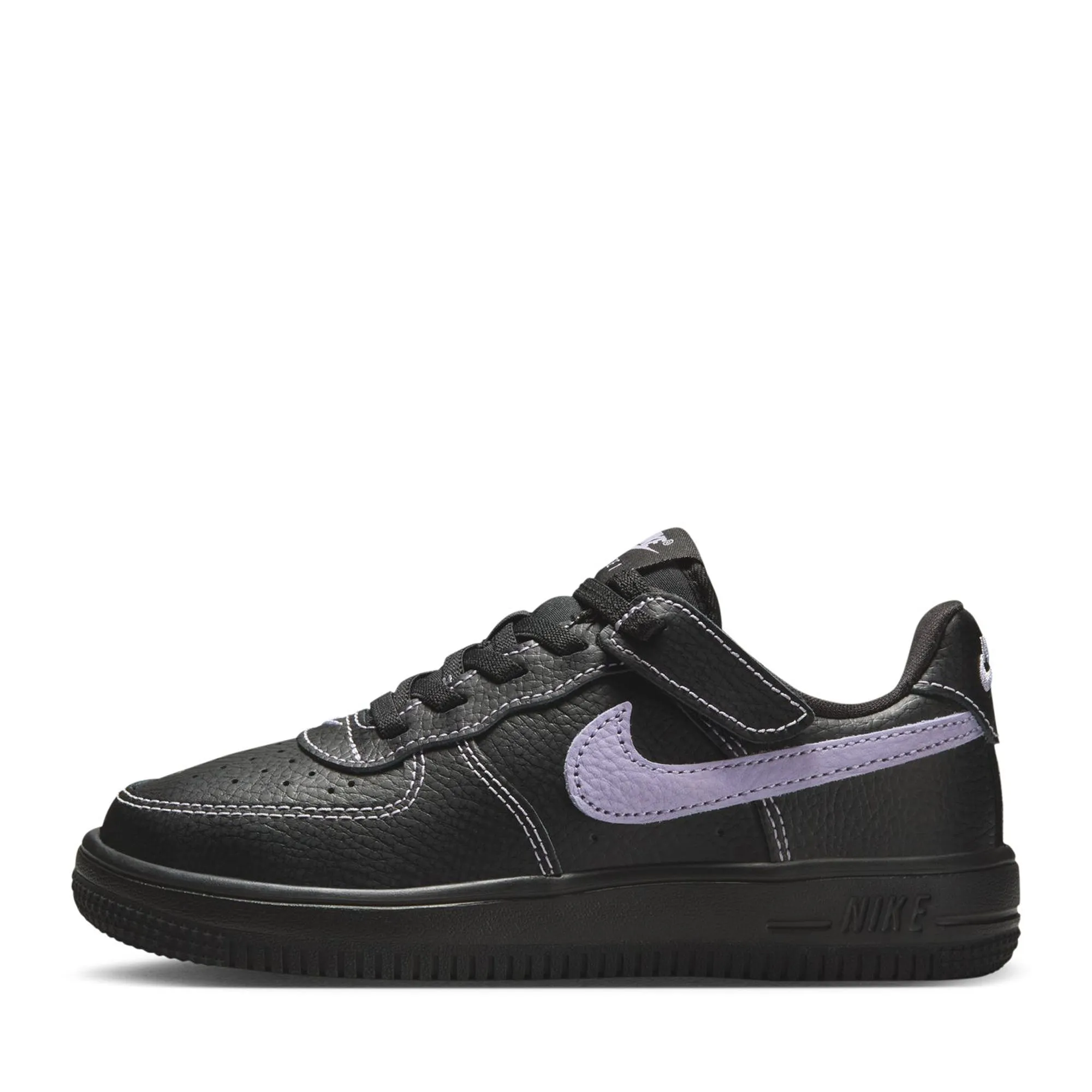 Ventilation Technology Quick Travel Nike Force 1 Low LV8 EasyOn (PS) - Black/Hydrangeas