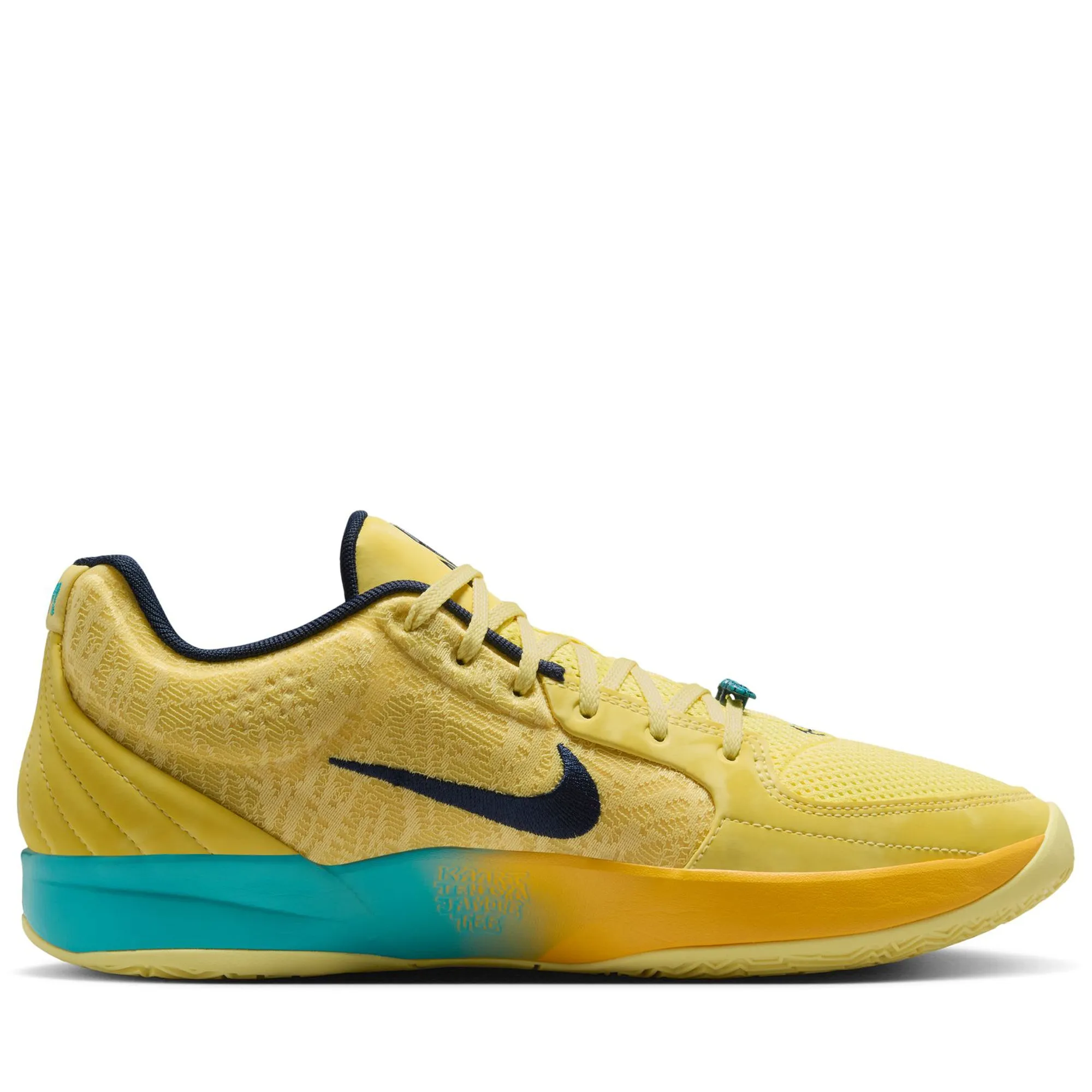 Nike Ja 2 - Soft Yellow/Obsidian Flexible Insole Matte Finish
