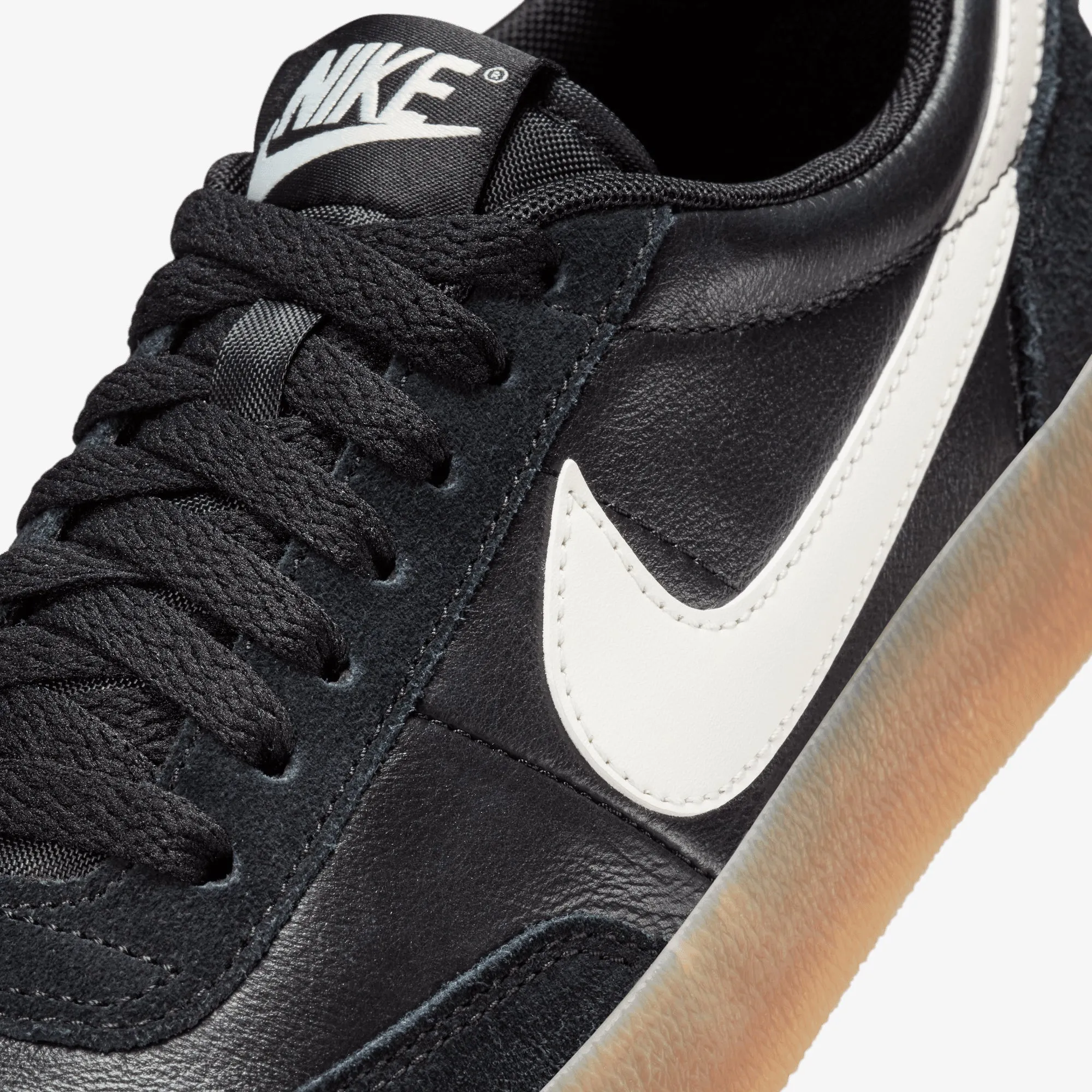 Soft Landing Reinforced Midfoot NIKE | KILLSHOT 2 { BLACK/SAIL-GUM YELLOW