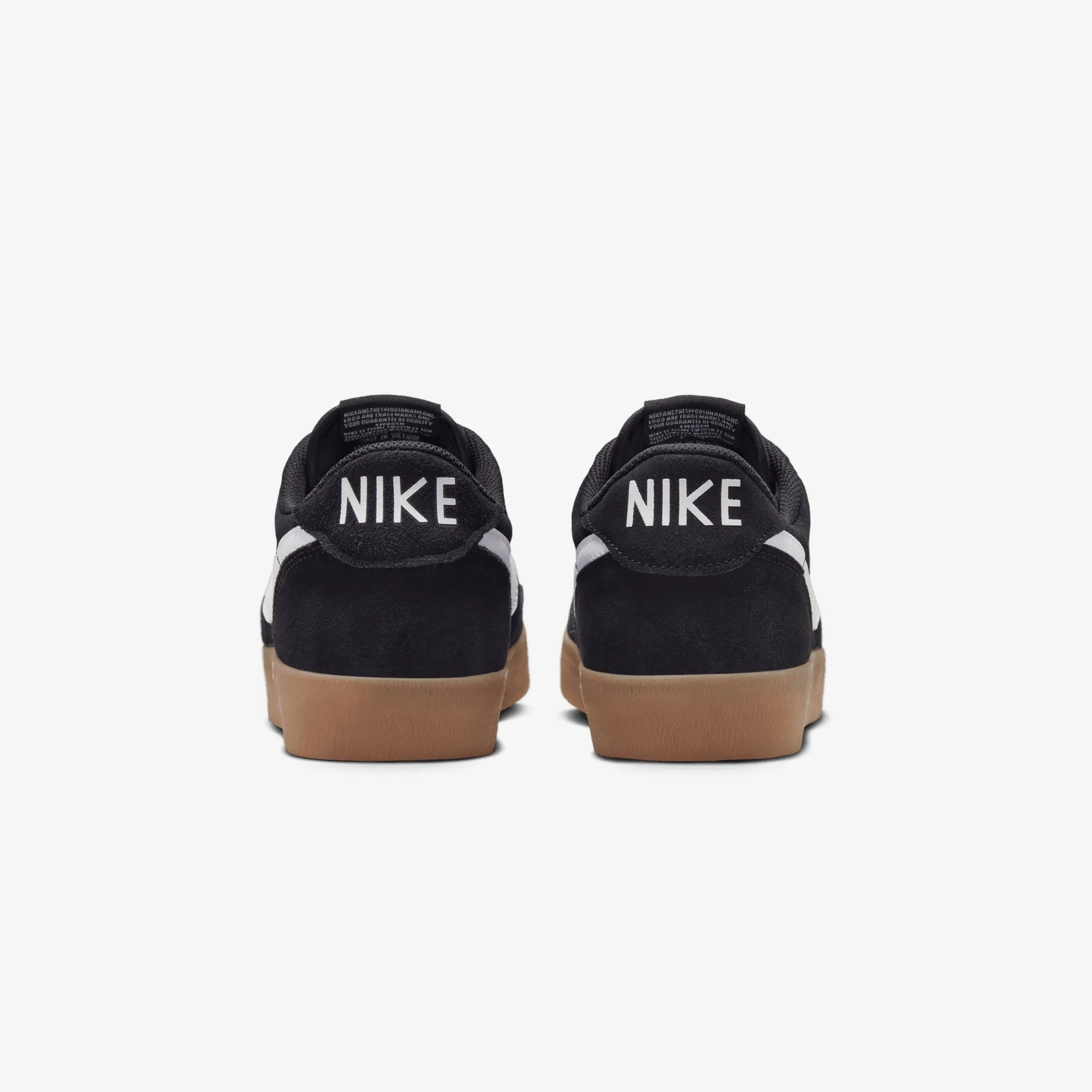 NIKE | KILLSHOT 2 { BLACK/WHITE-GUM MED BROWN Abrasion Resistant Reinforcement Non Slip Traction