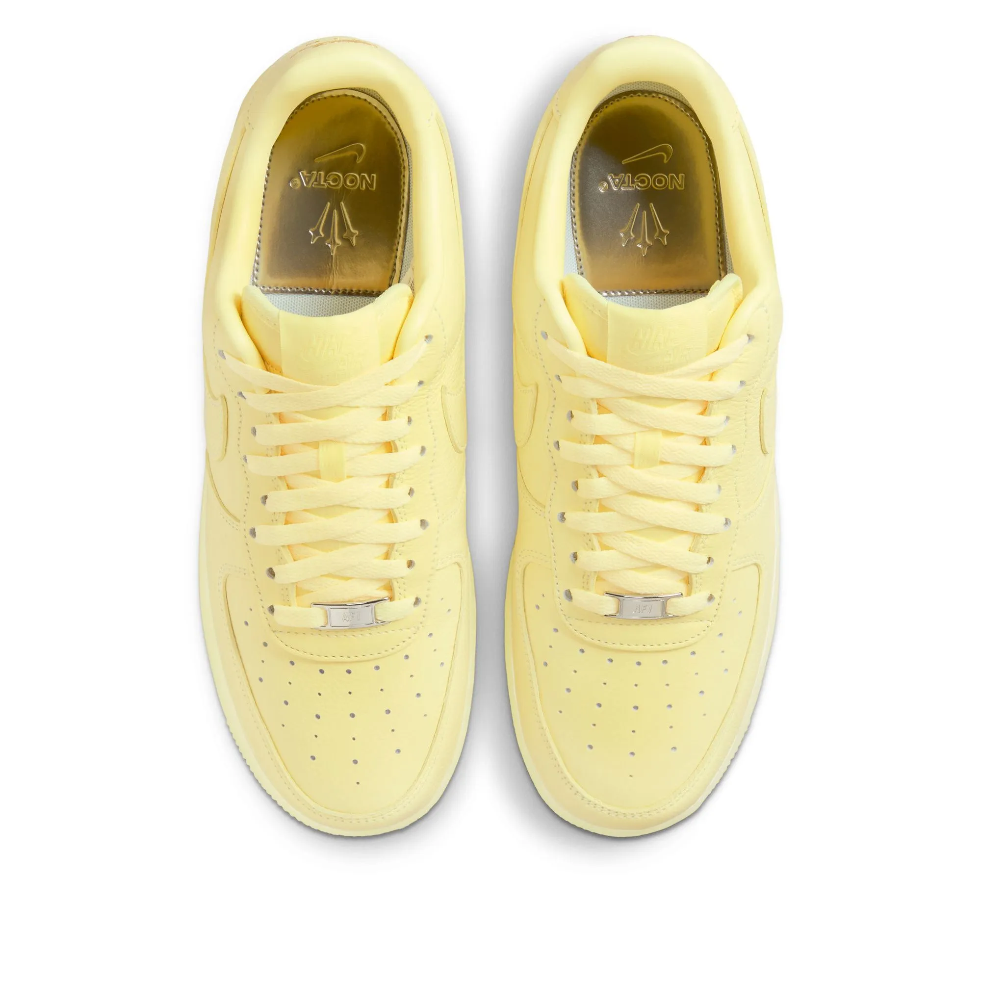 Structural Weave Technology Seamless Inner Lining Nike NOCTA Air Force 1 Low - Citron Tint