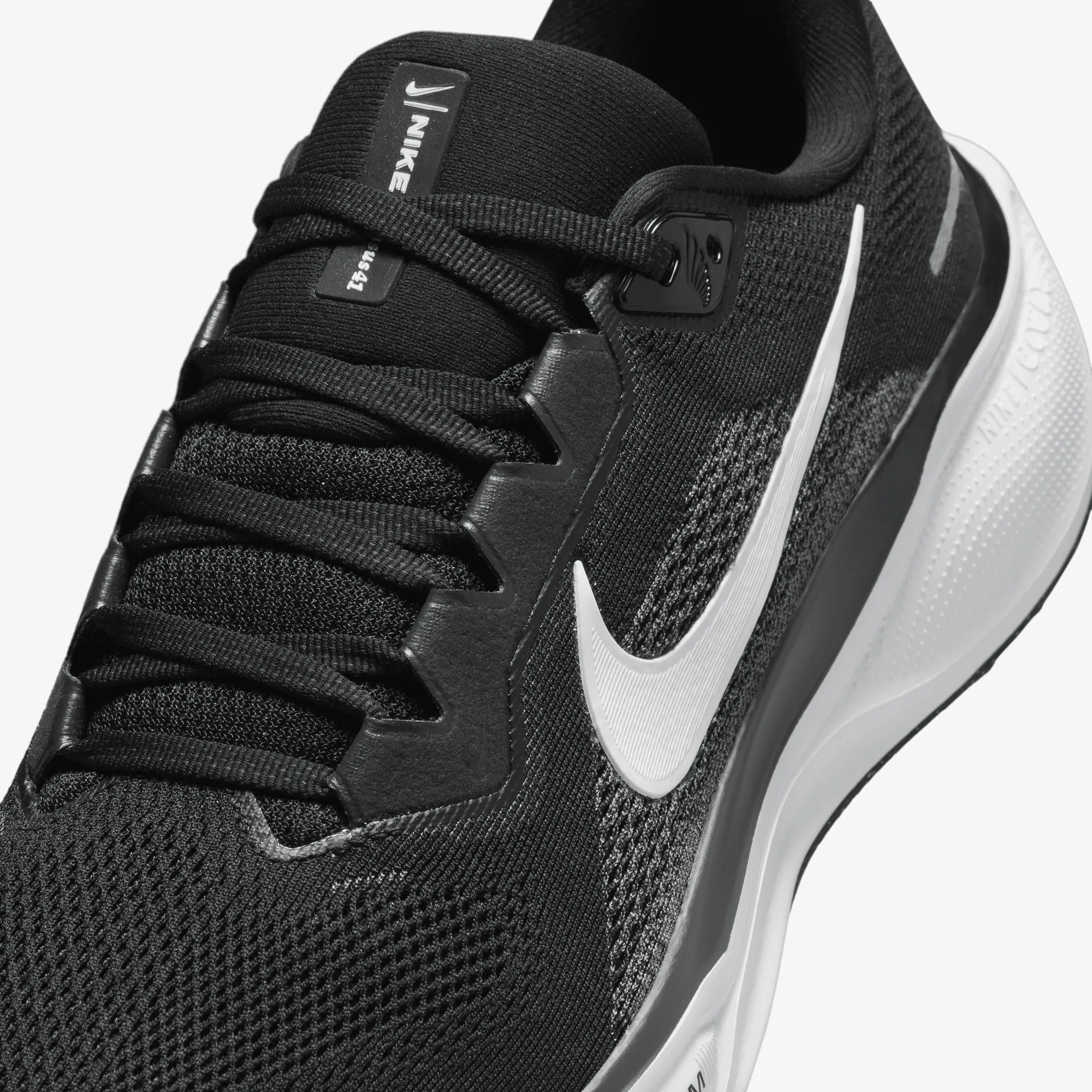 Airflow Mesh Panels Hyperelastic Response Nike | PEGASUS 41 { BLACK/WHITE-ANTHRACITE