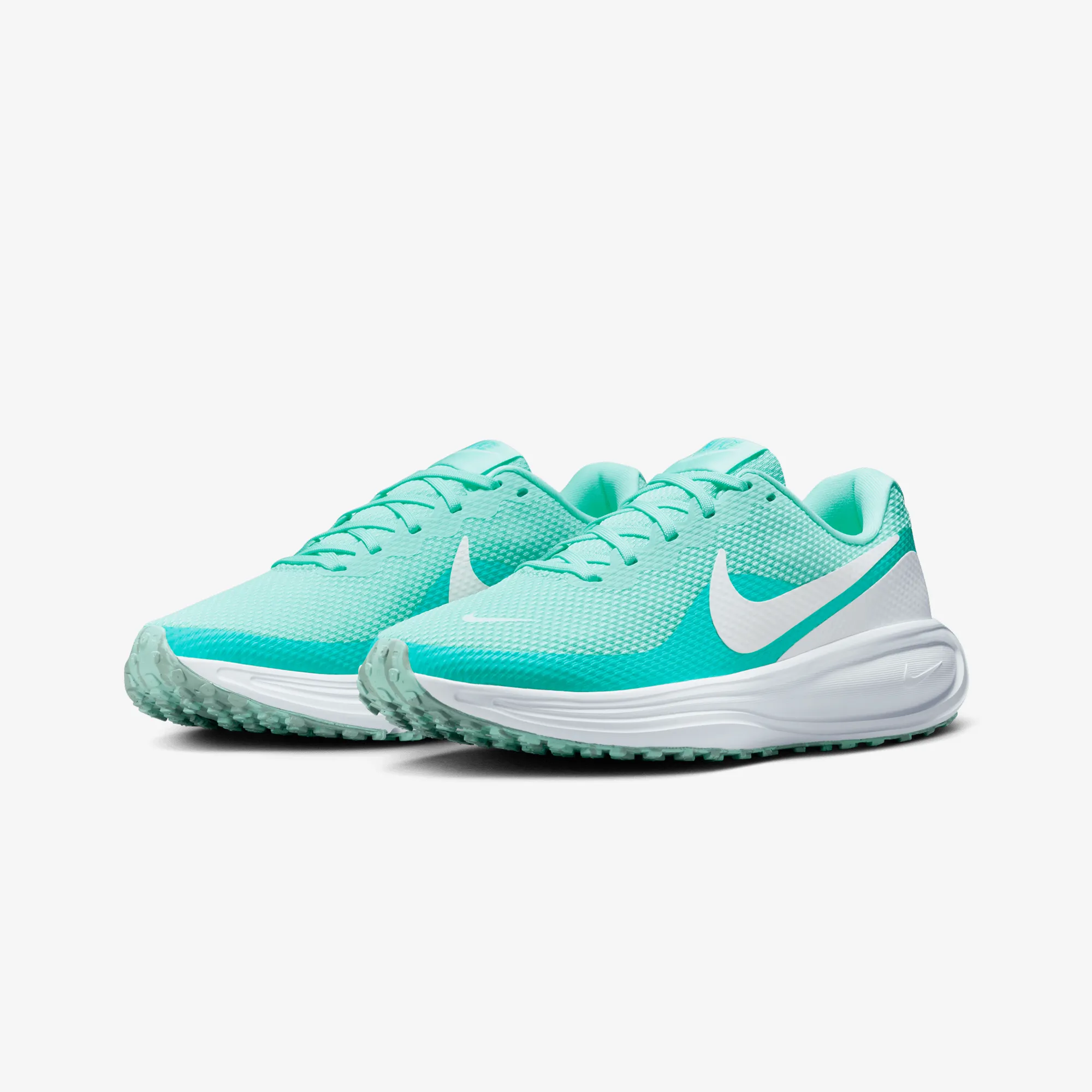 Neutral Stride Engineering NIKE | REVOLUTION 8 { MINT FOAM/CANNON-BLEACHED TURQ-WHITE