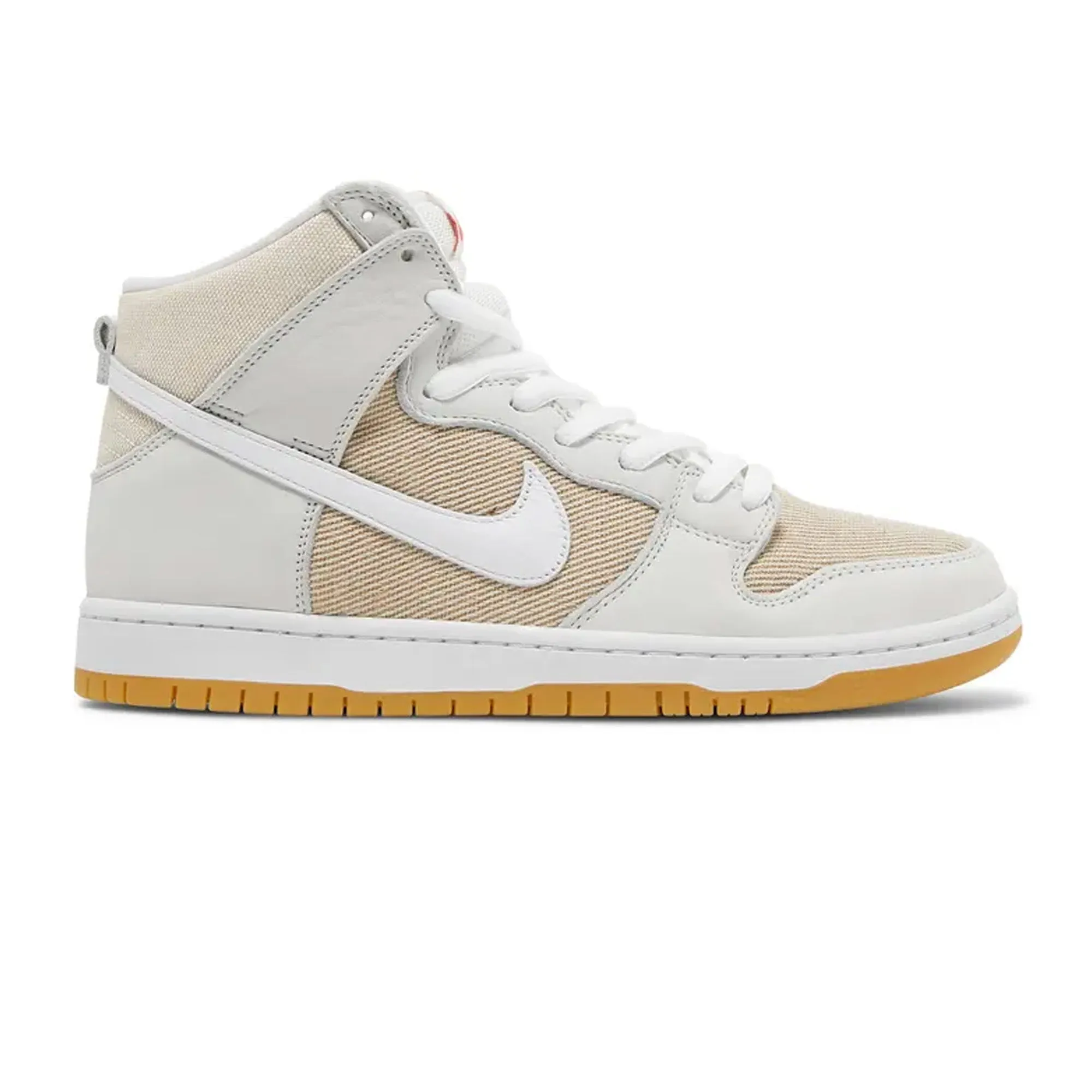 Nike SB Dunk High Pro ISO 'Unbleached Natural' (2021) Zero Drop Platform