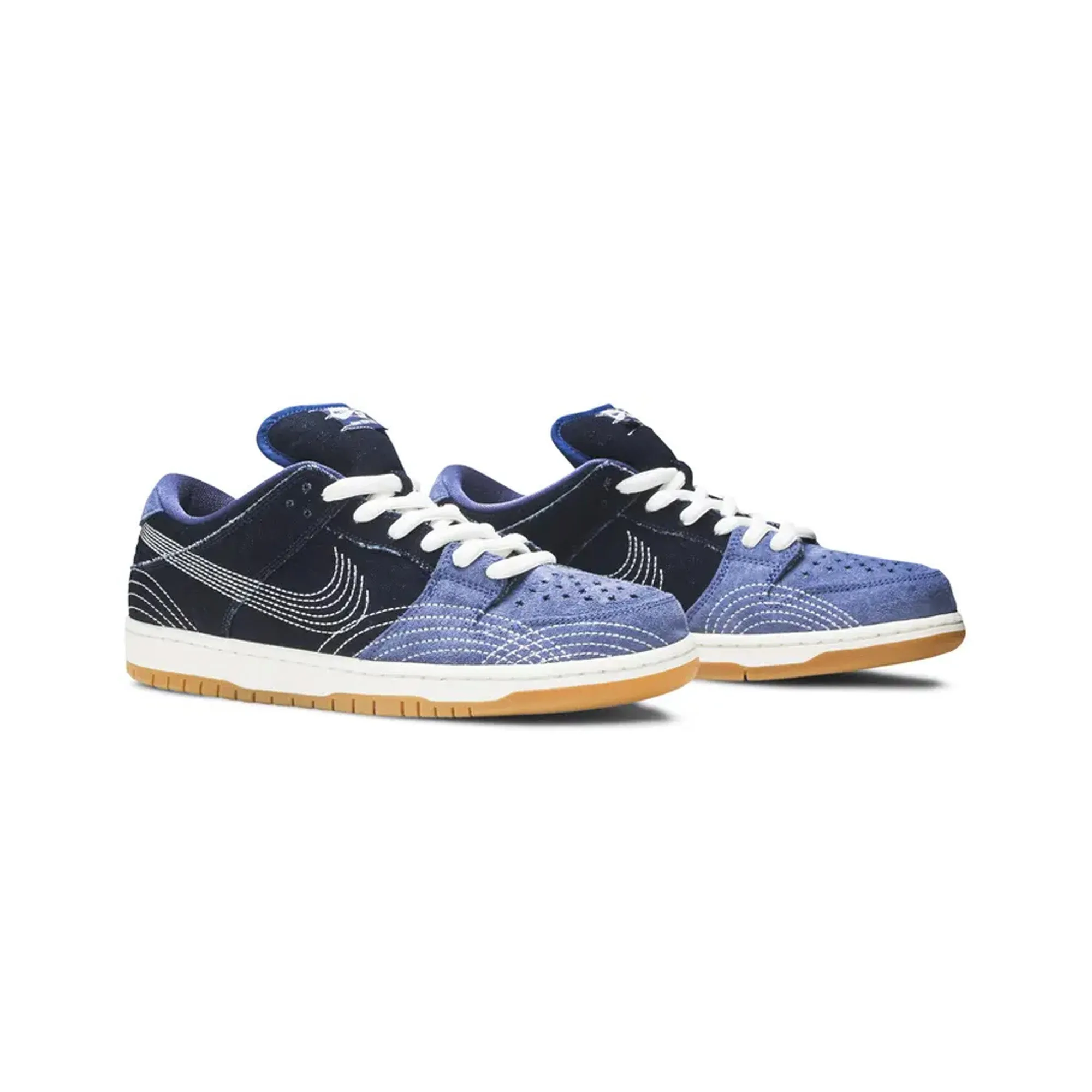 Fashion-forward style Breathable Knit Fabric Nike SB Dunk Low 'Denim Sashiko'