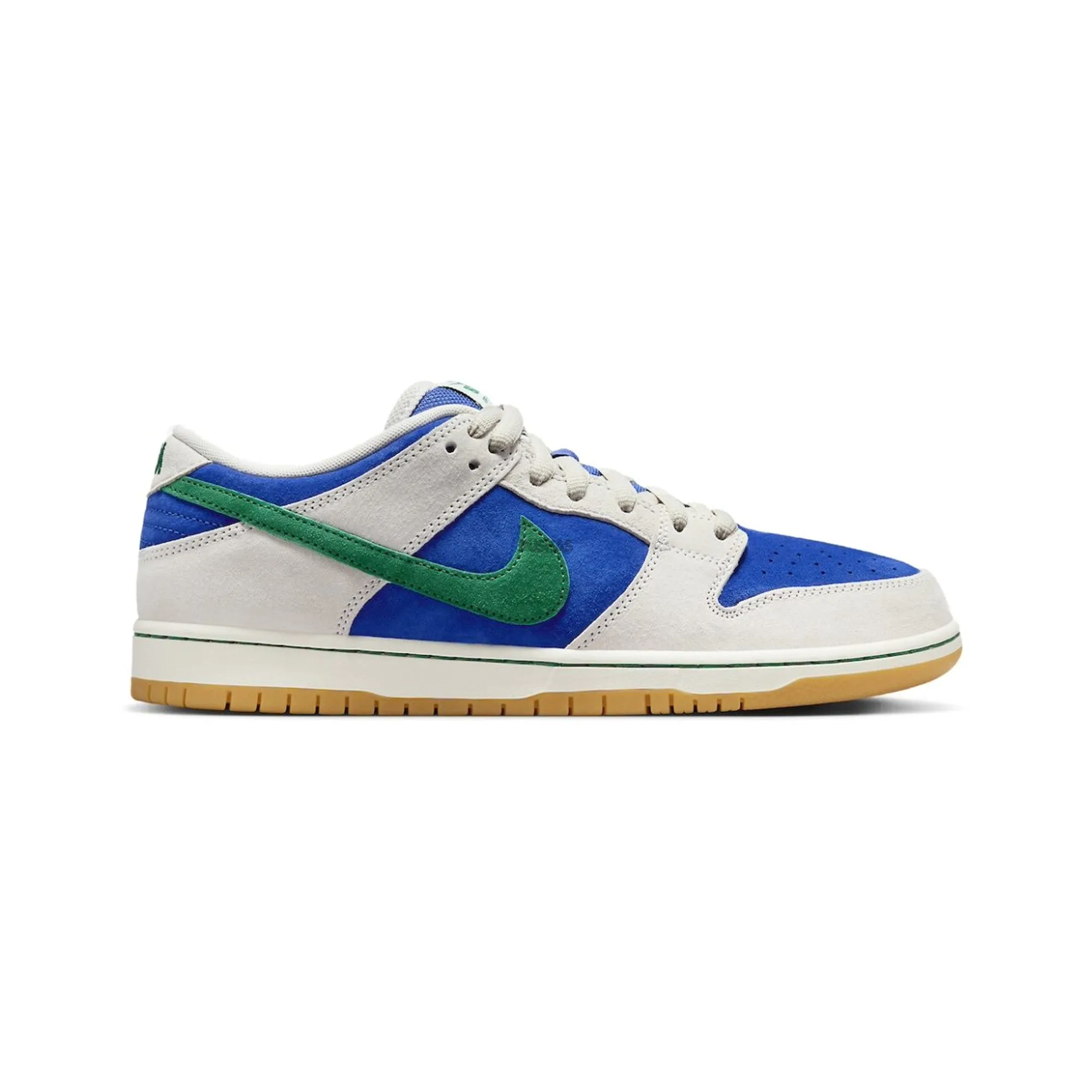 Retro-inspired cushioning Nike SB Dunk Low 'Hyper Royal Malachite' (2024)