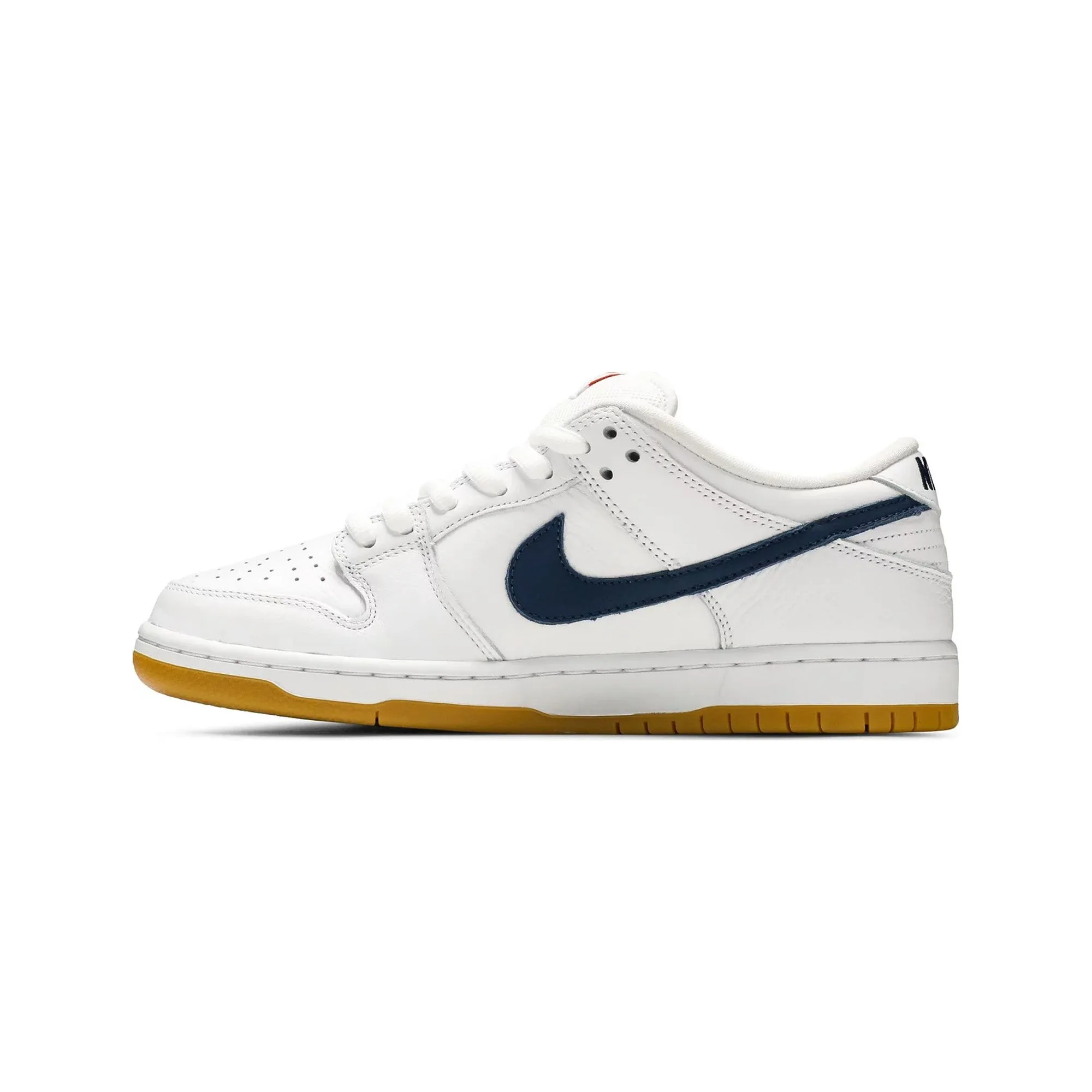 Nike SB Dunk Low Orange Label 'White Navy' (2021) Hypergrip Texture Sporty Style