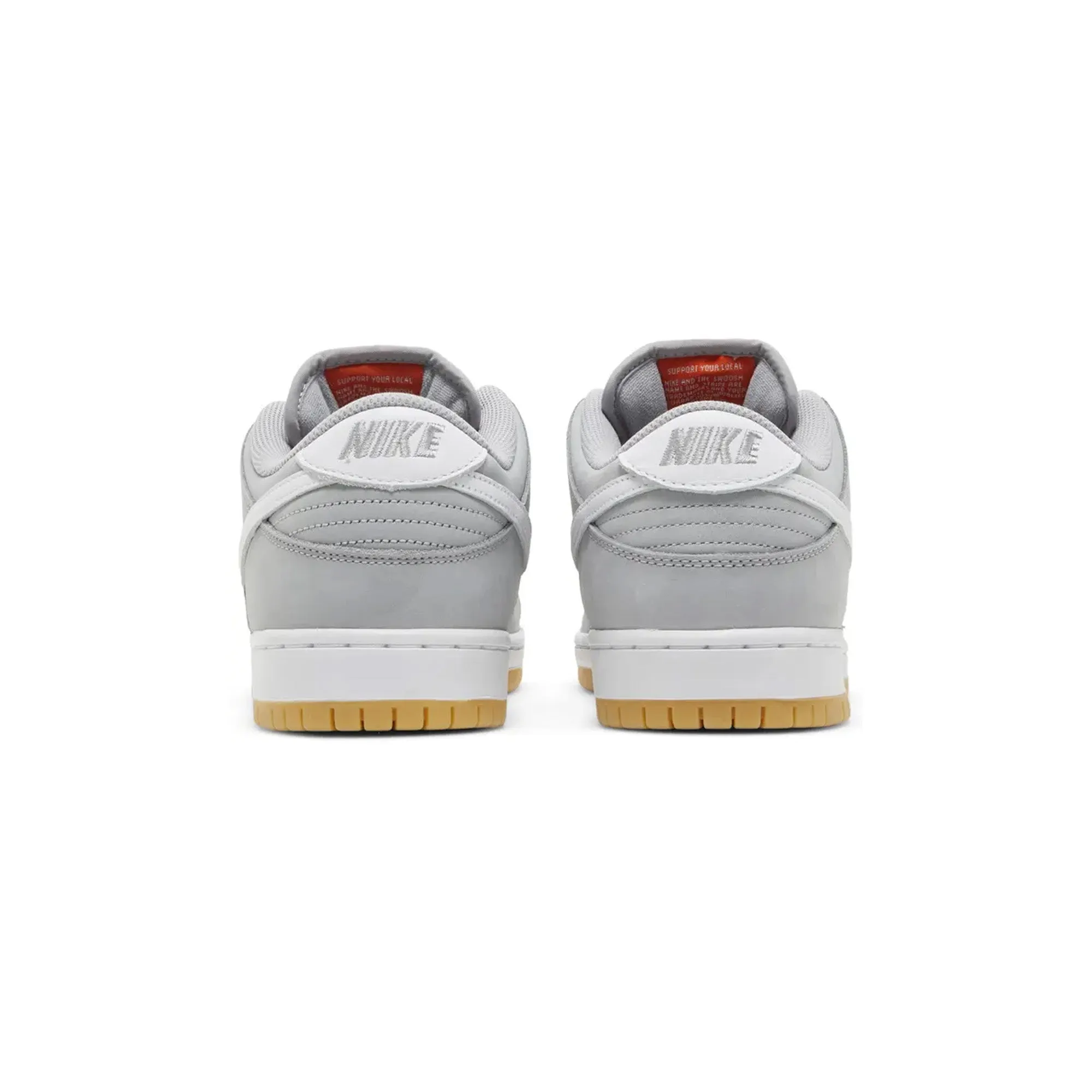 Reinforced Stitching Running Capability Nike SB Dunk Low Pro ISO 'Orange Label Wolf Grey Gum' (2023)