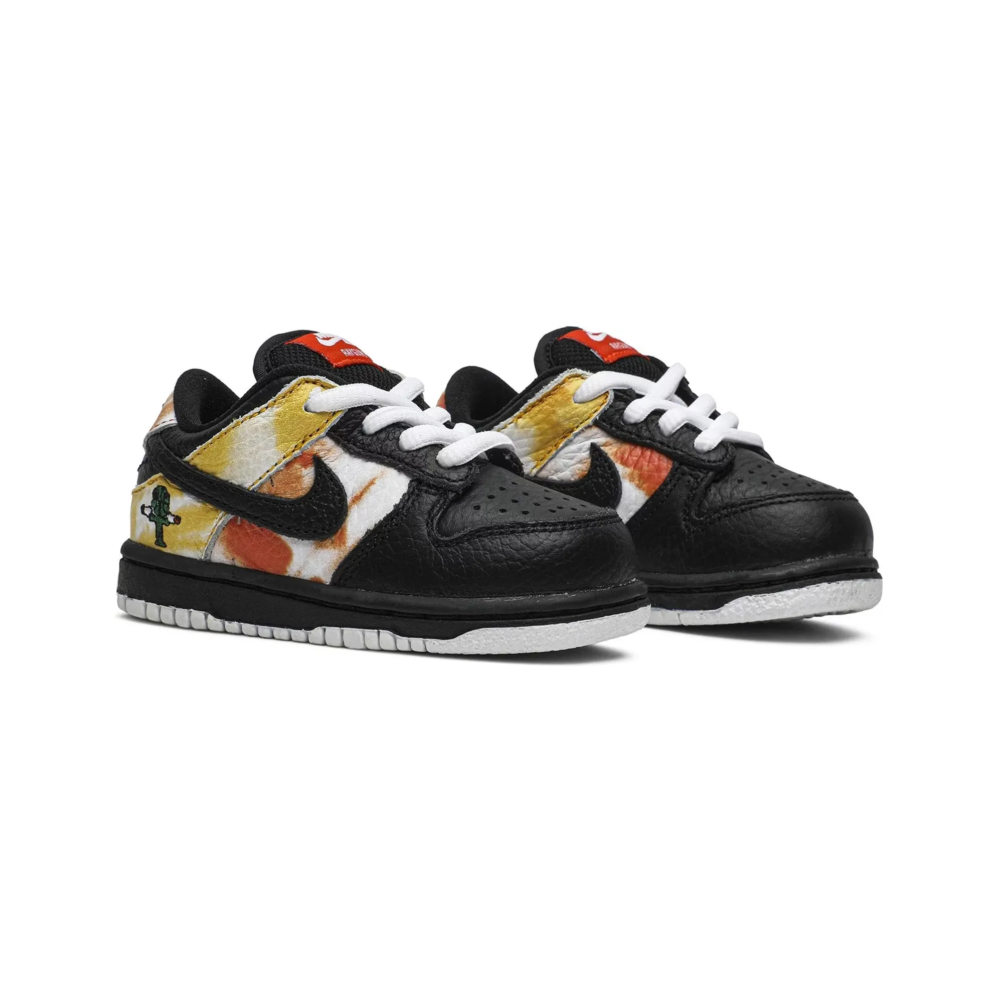 Action Ready Abrasion Resistant Heel Nike SB Dunk Low 'Raygun Tie-Dye Black' TD (2021)