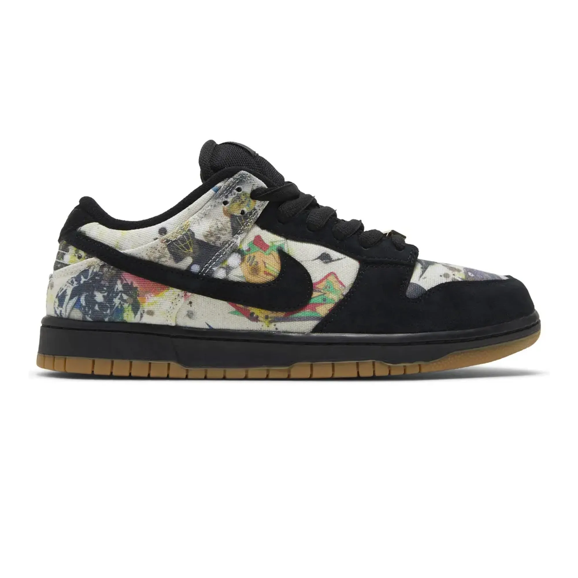 Vegan materials Exclusive traction Nike SB Dunk Low 'Supreme Rammellzee' (2023)