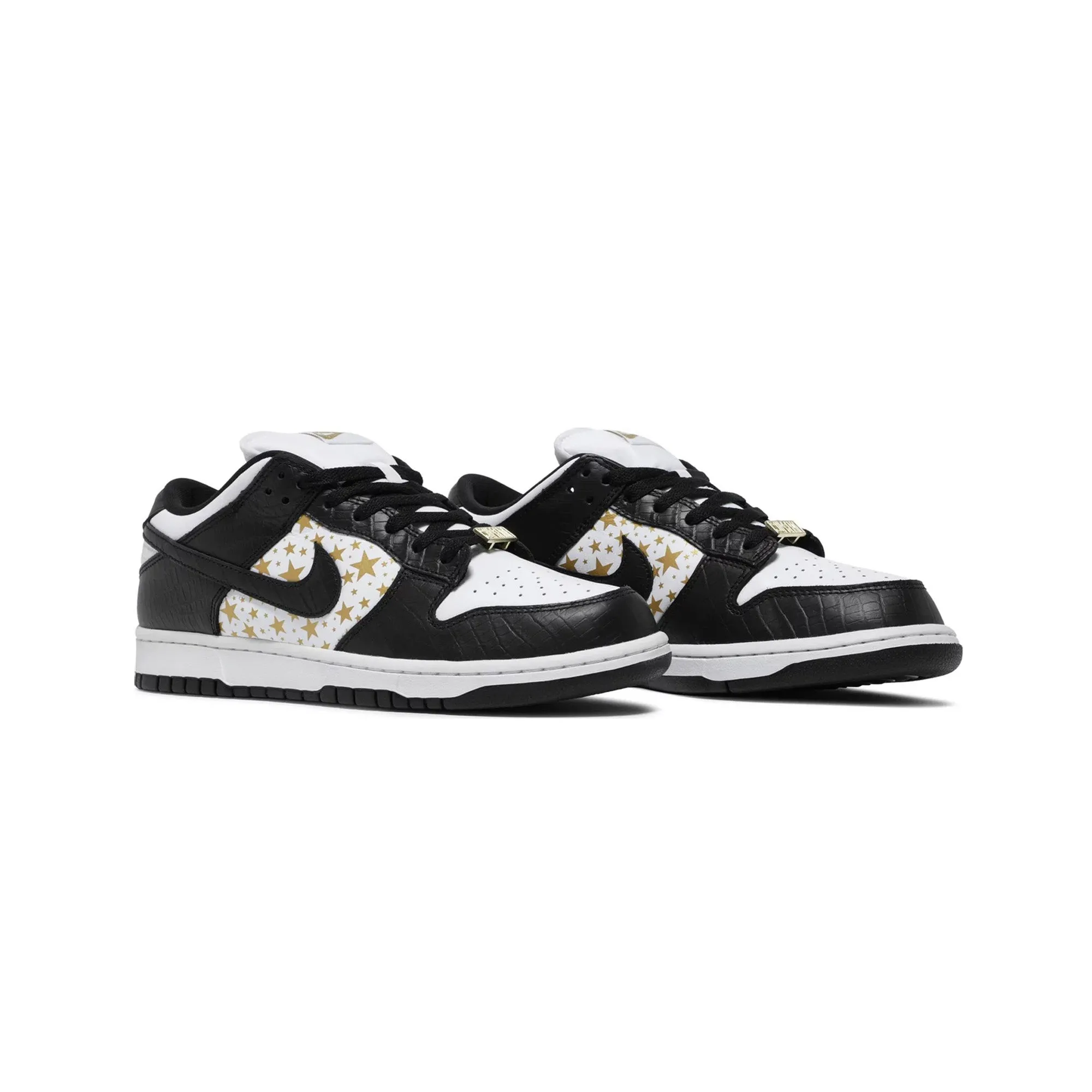Built For Speed Lace Lock Technology Nike SB Dunk Low 'Supreme Stars Black' (2021)