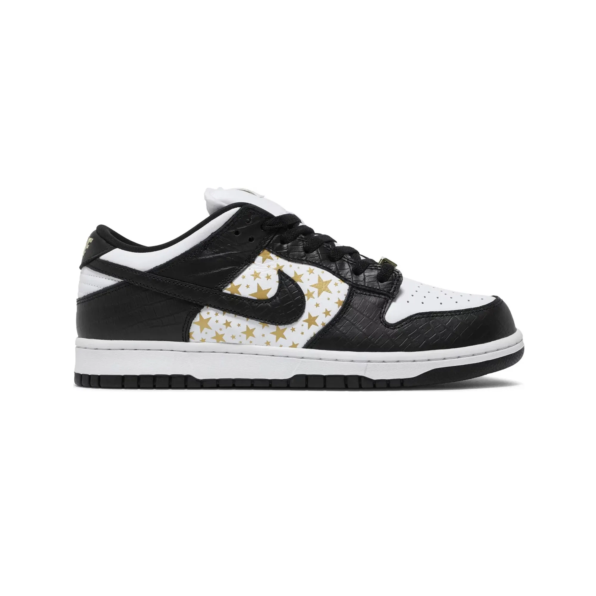Nike SB Dunk Low 'Supreme Stars Black' (2021) Stylish grip Casual Fit