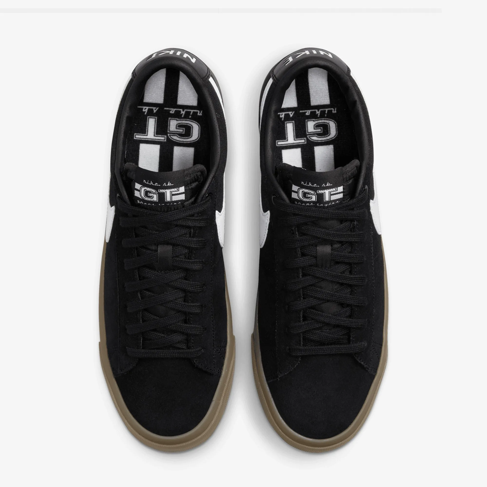 Nike | SB ZOOM BLAZER LOW PRO GT { BLACK/WHITE-BLACK-WHITE Impact Control