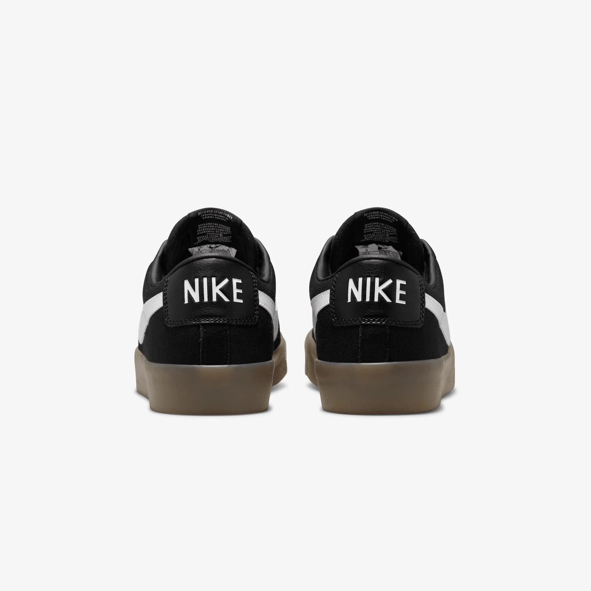 High Traction Tread Lightweight EVA Foam Design Nike | SB ZOOM BLAZER LOW PRO GT { BLACK/WHITE-BLACK-WHITE