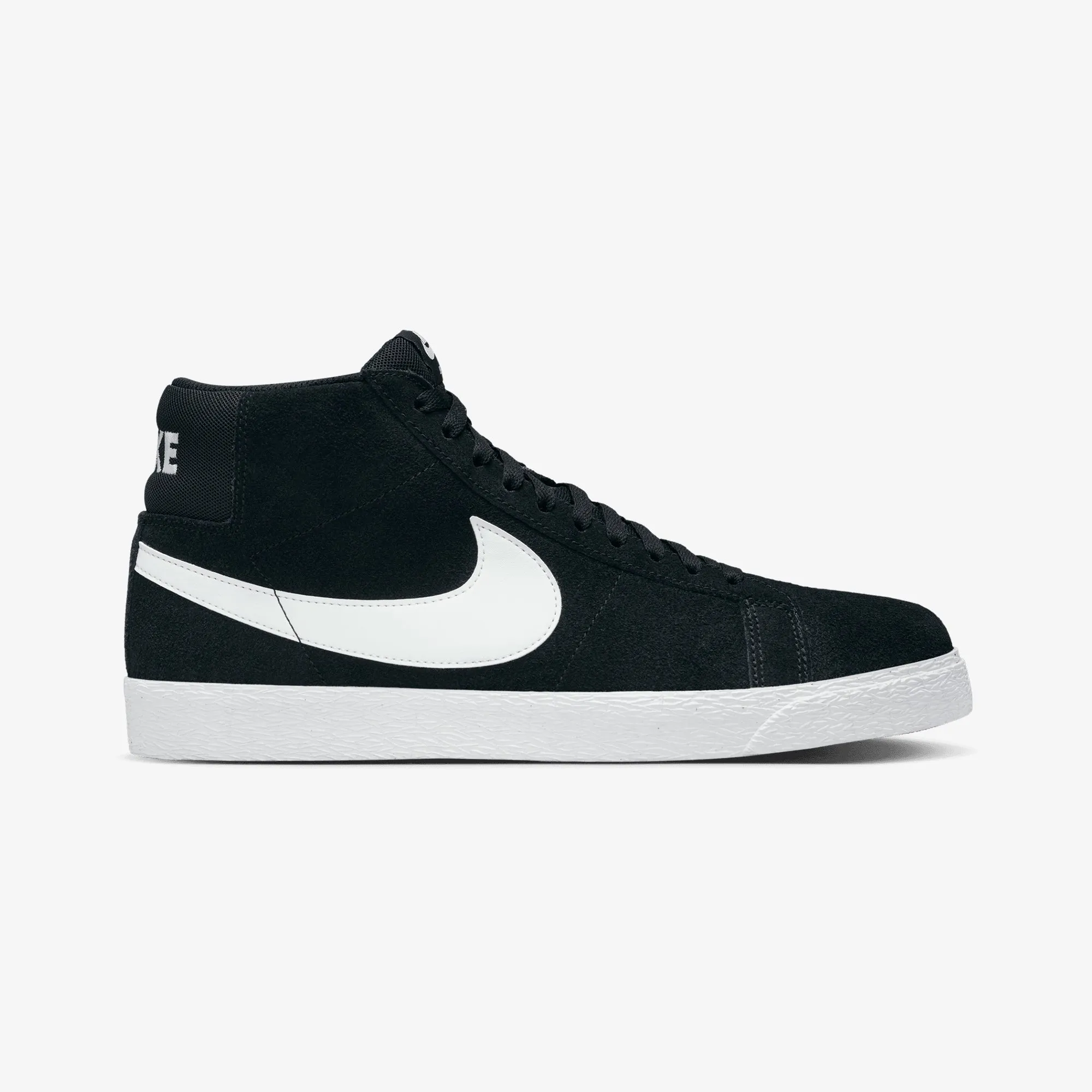 Reinforced toe Street Vibe Nike | SB ZOOM BLAZER MID { BLACK/WHITE-WHITE-WHITE