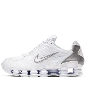 Nike Shox TL - White/Metallic Silver Soft Finish RaisedSole