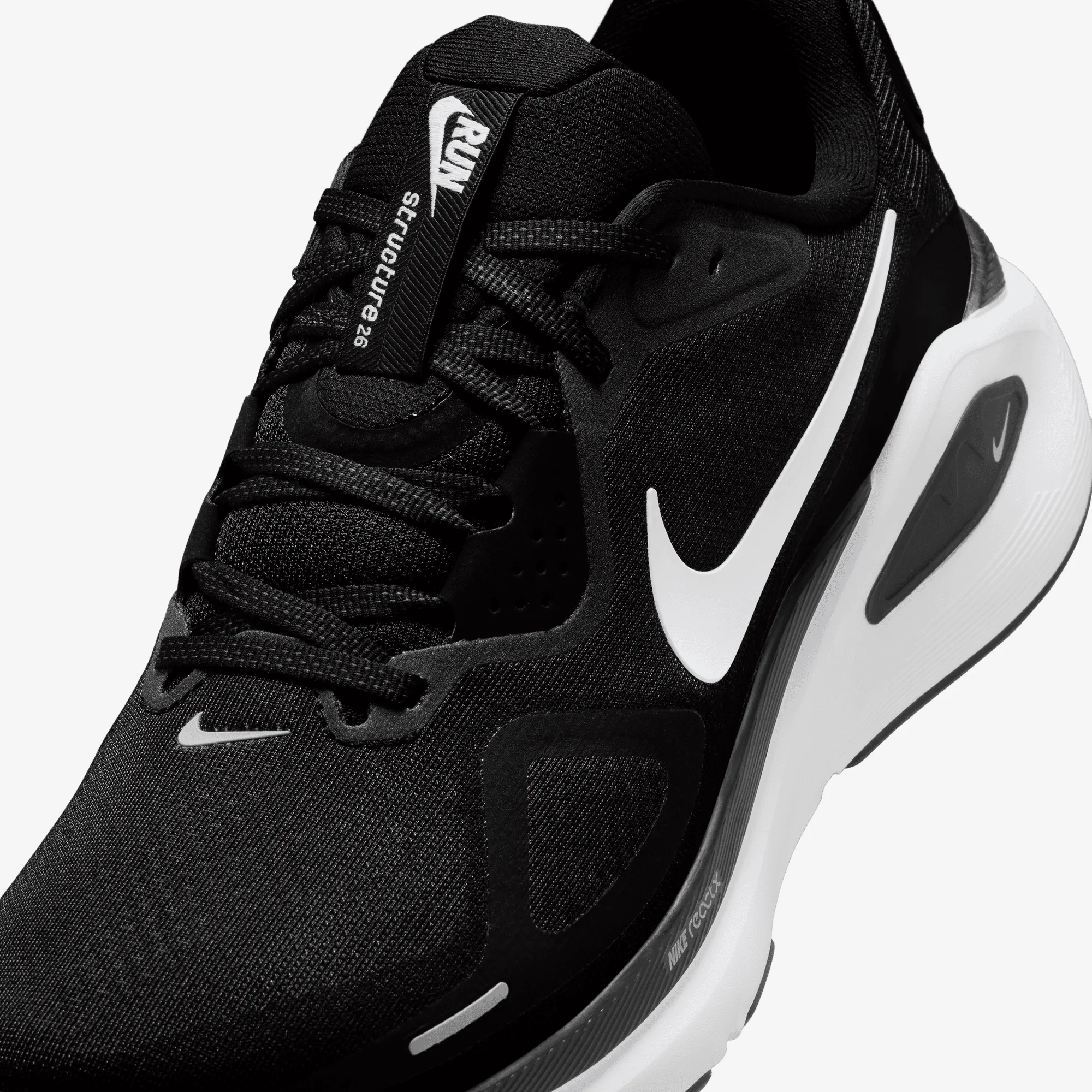 Hyper Compression Cushion Nike | STRUCTURE 26 { BLACK/WHITE-COOL GREY-METALLIC SILVER