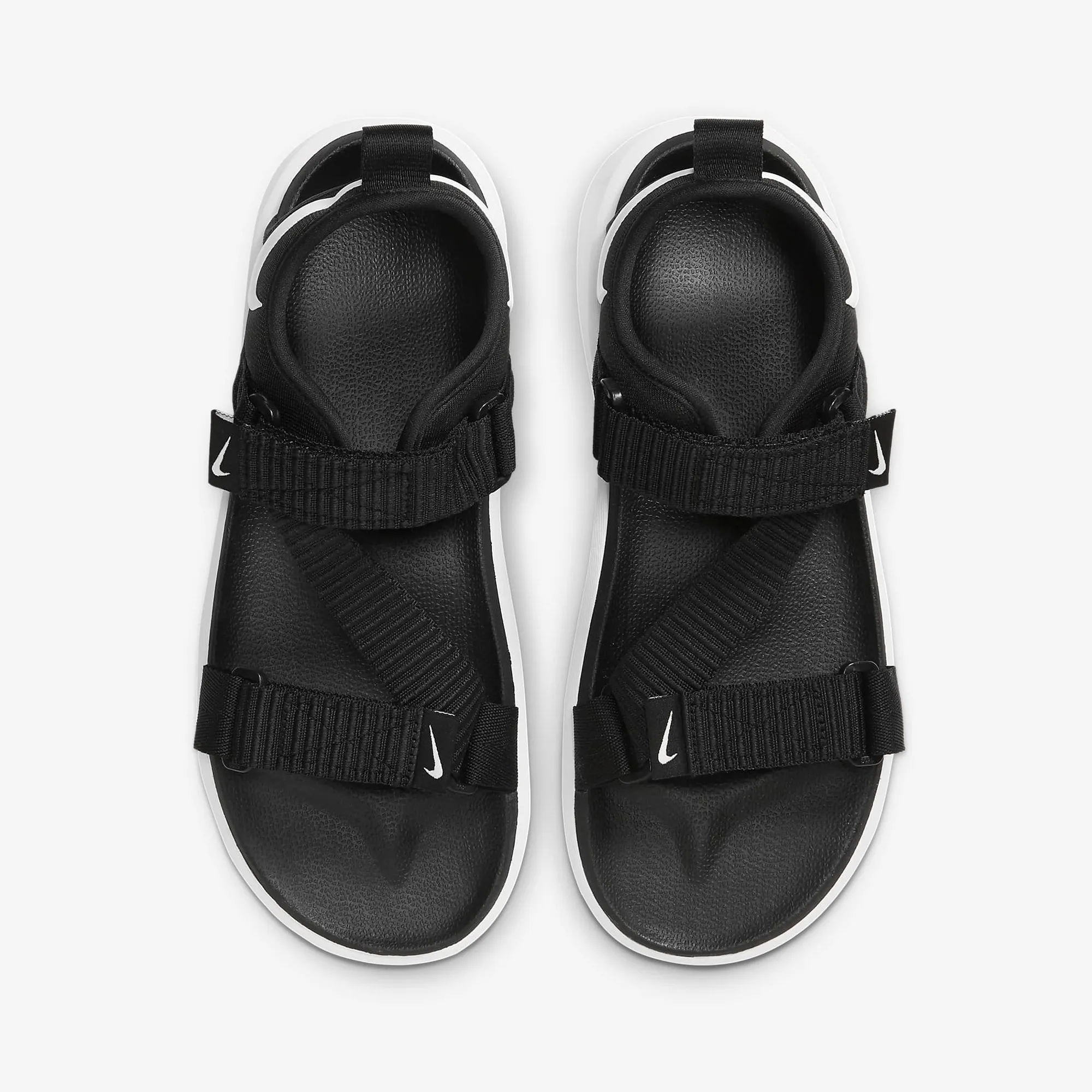 Workout Friendly Nike | VISTA SANDALS  { BLACK/WHITE-BLACK