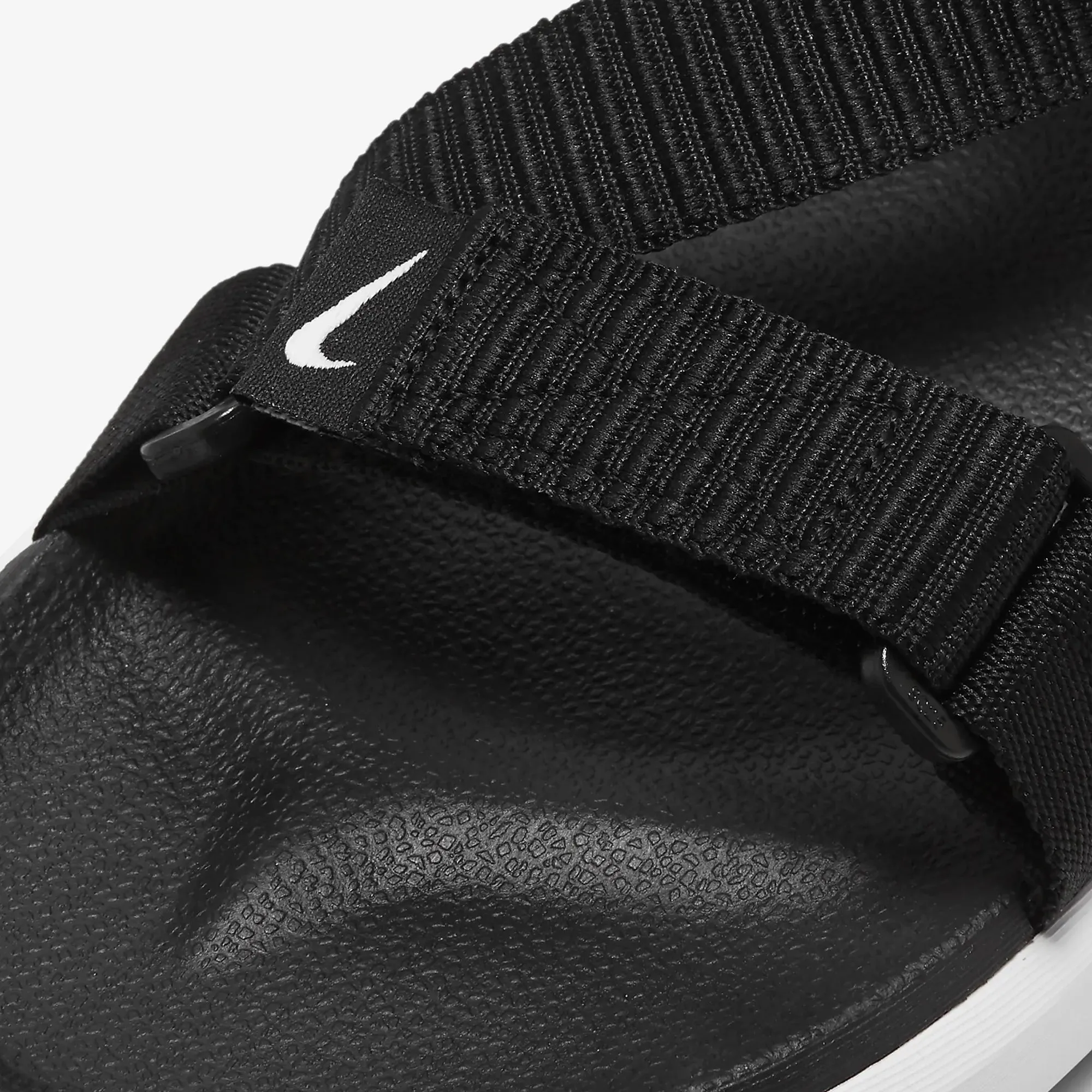 Nike | VISTA SANDALS  { BLACK/WHITE-BLACK Collapsible Heel Design Comfortable Linings