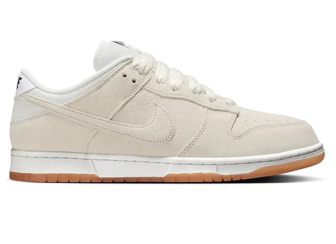 NikeSB Dunk Low Pro B Pale Ivory Sturdy Outsole Slip Free