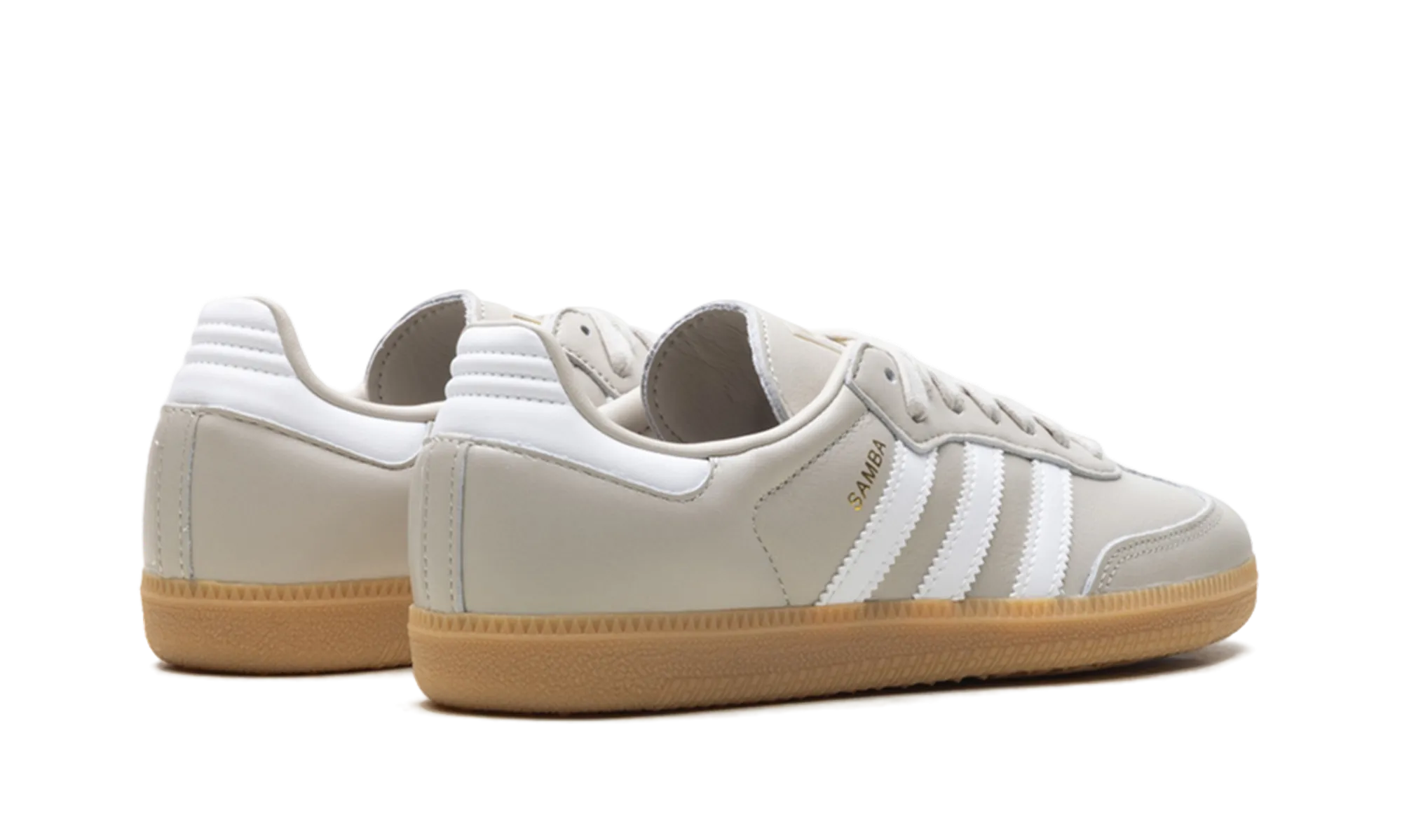 Flexible Comfort Shoes. Samba "Beige / Cloud White"