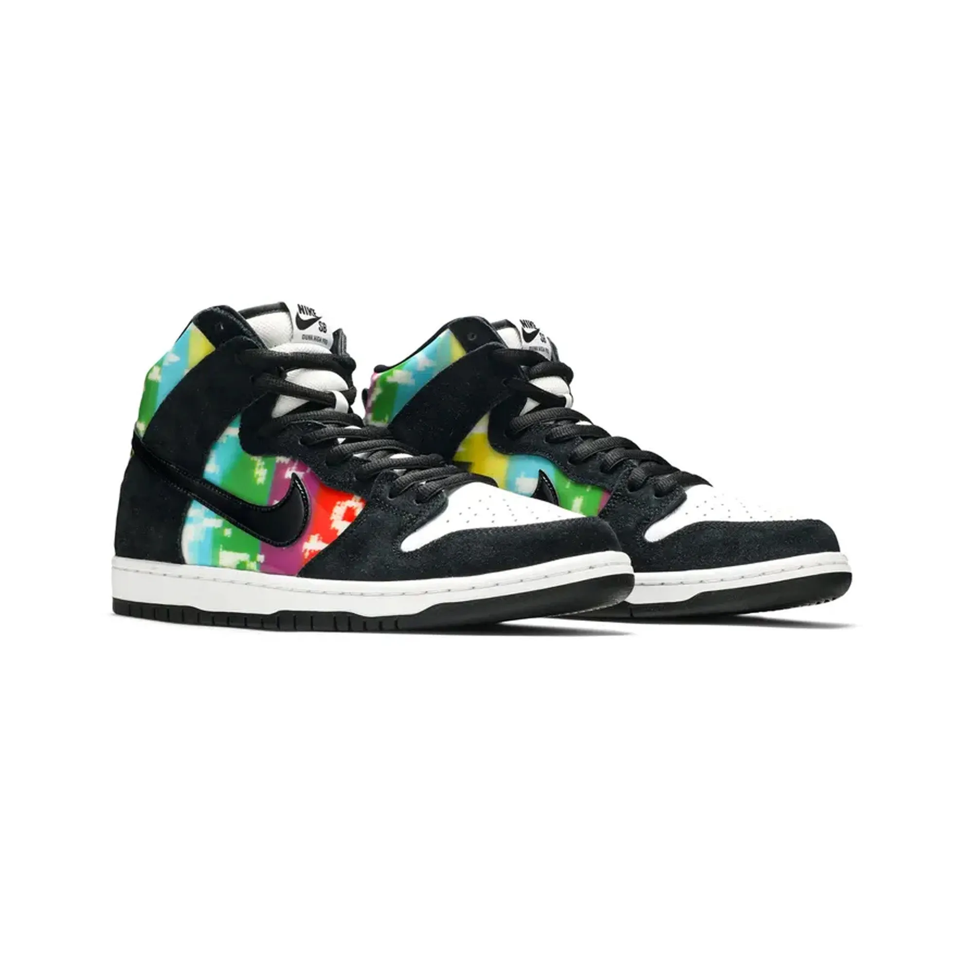 Rockered Sole Arch Support Footbeds Nike SB Dunk High 'TV Signal'