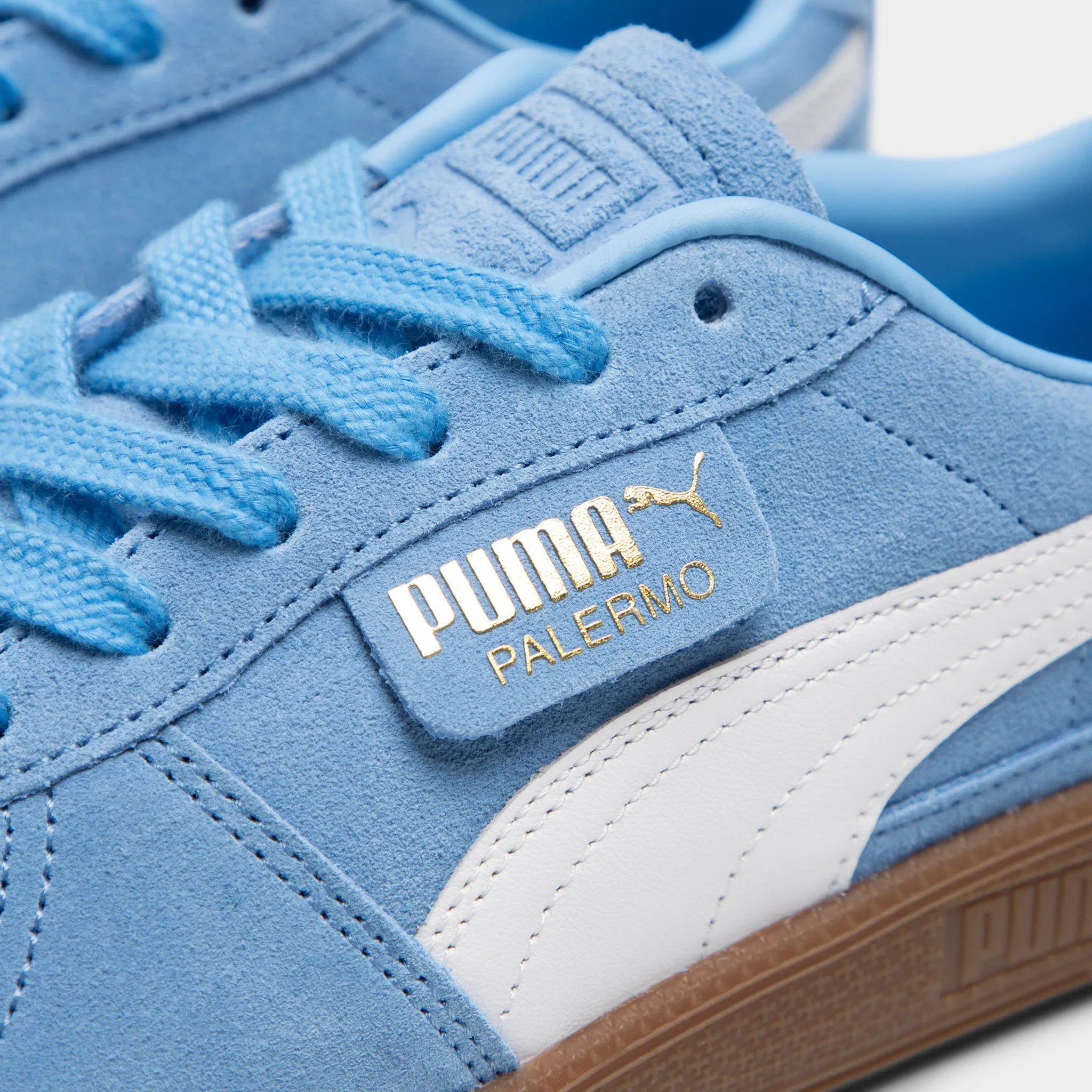 Clean Silhouette PUMA Palermo Team Light Blue / White