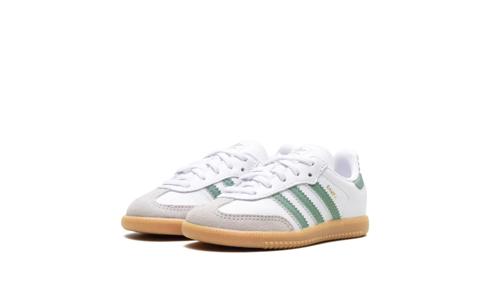 Pet Jog Park Walk Samba OG TD "Cloud White SIlver Green"