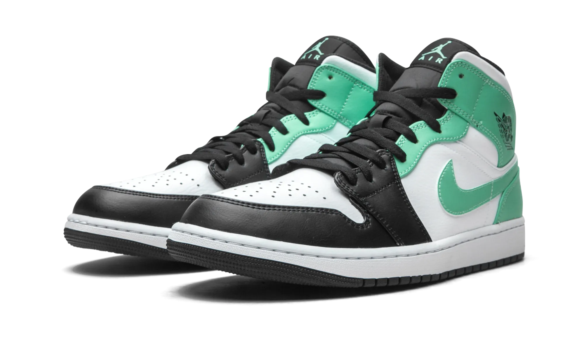 Air Jordan 1 Mid "Island Green" Quick Ride Abrasion Resistant Material