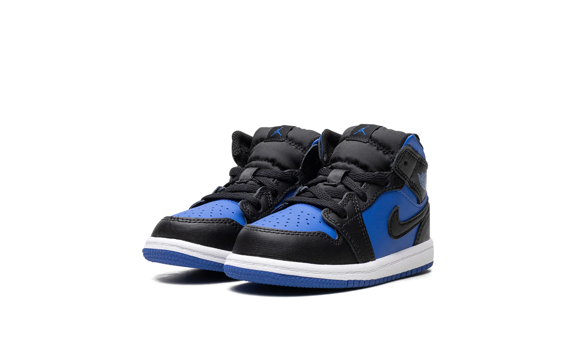 Durable Build AIR JORDAN 1 MID TD "BLACK ROYAL BLUE"