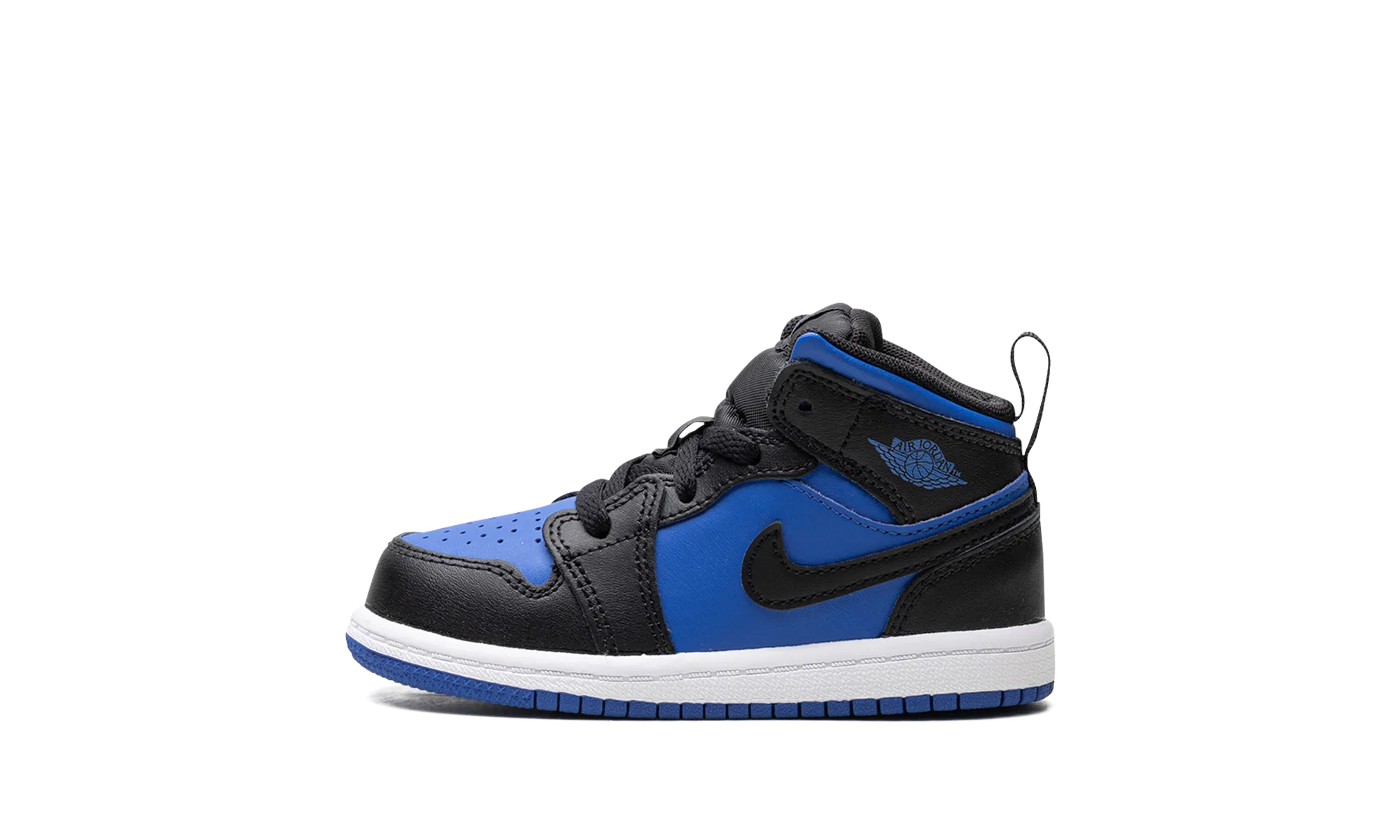 Breathe Easy AIR JORDAN 1 MID TD "BLACK ROYAL BLUE"