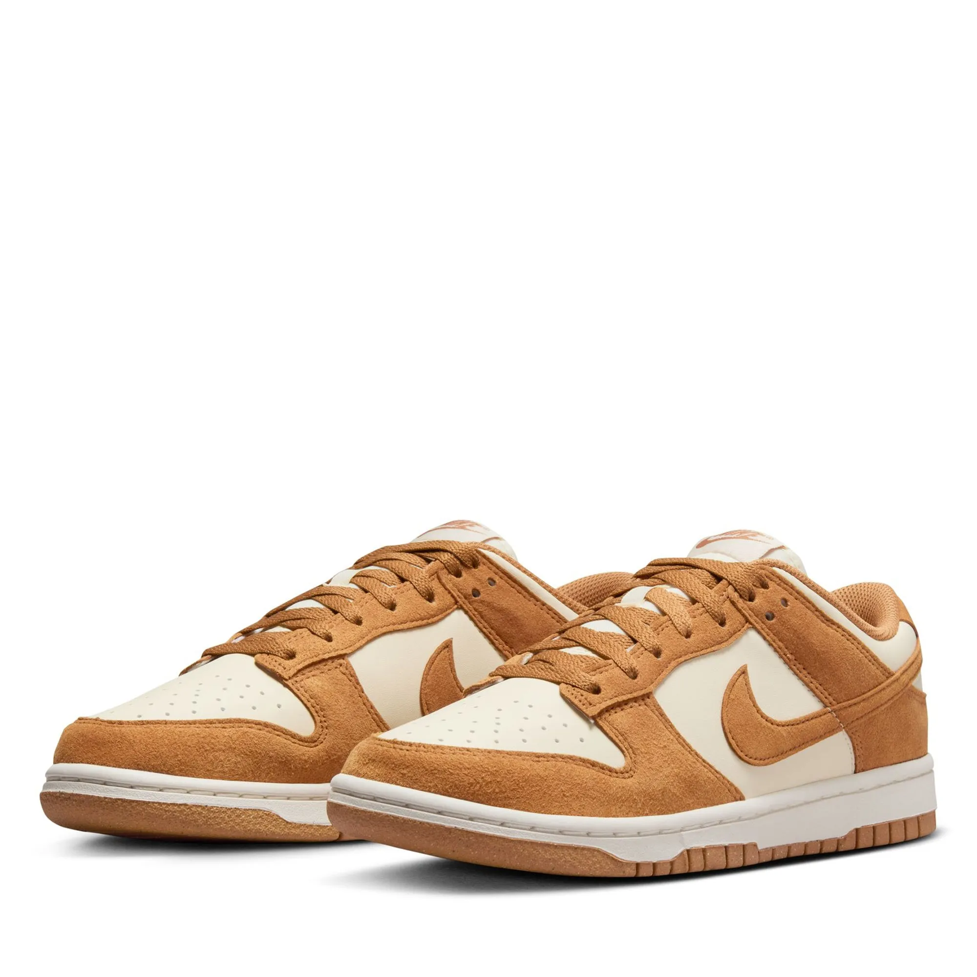 Women's Nike Dunk Low - Coconut Milk/Flax Retro Styling