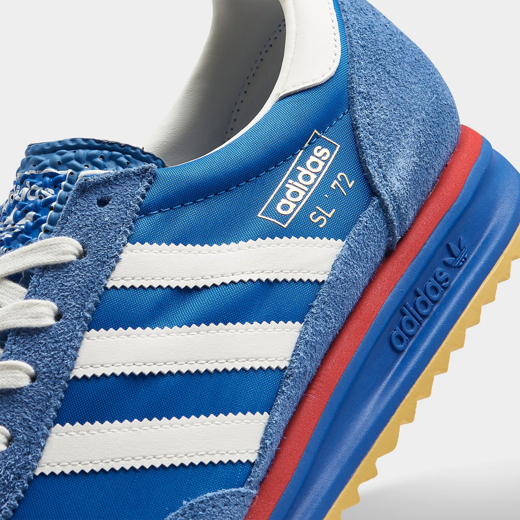 adidas SL 72 RS Blue / Core White - Better Scarlet All Day Wear Easy Match