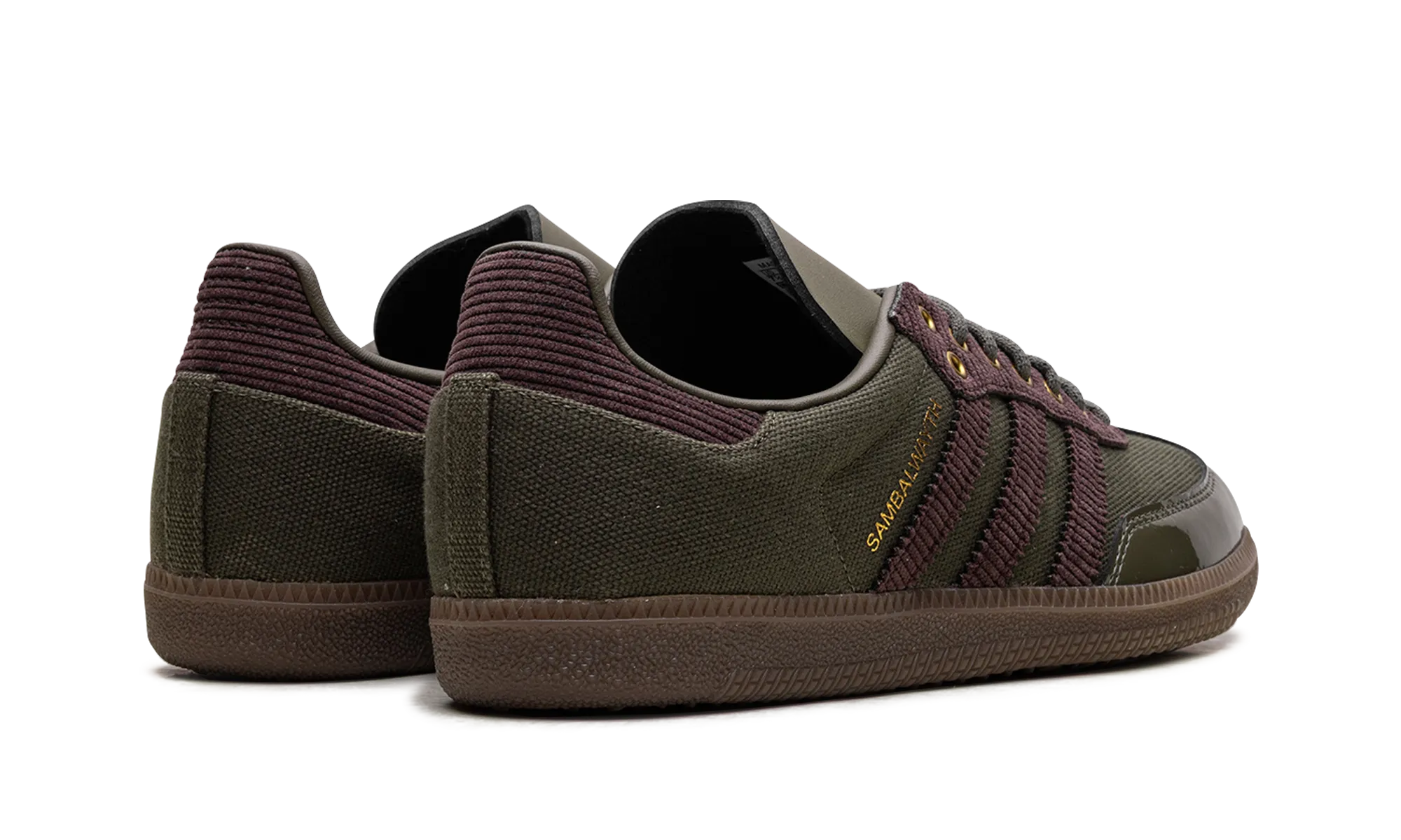 Fashionable Walk Toe Protection Samba "ALWAYTH - Olive Strata"