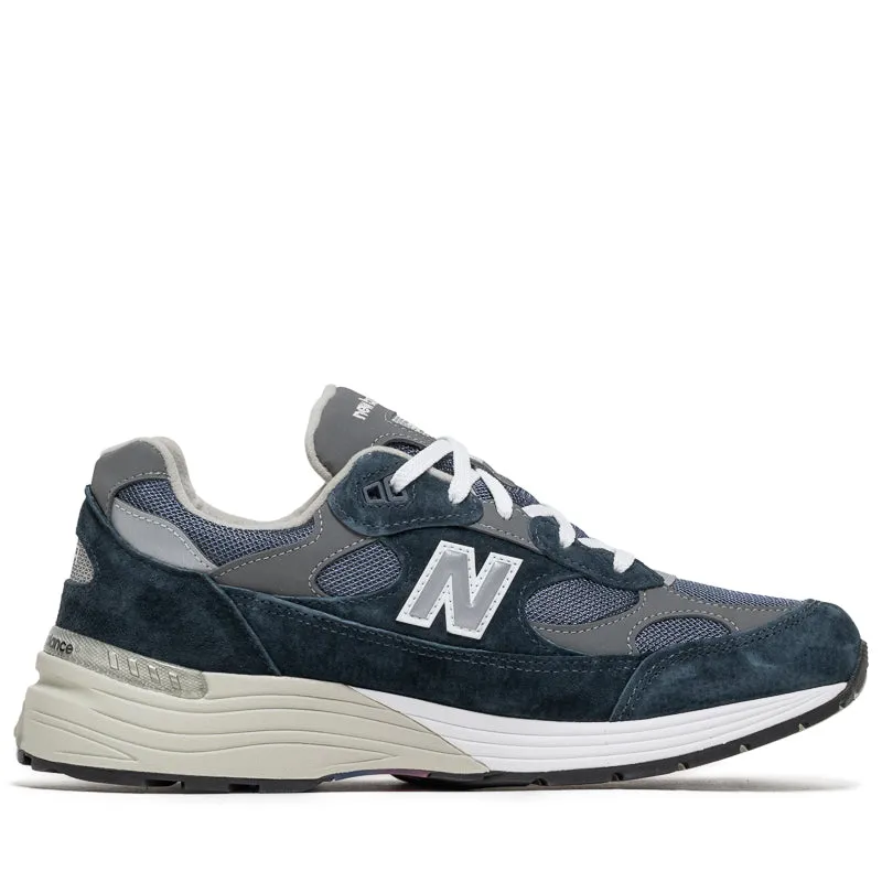 New Balance Made In USA 992 - Navy/Grey Breathable Upper Design Sturdy flexibility