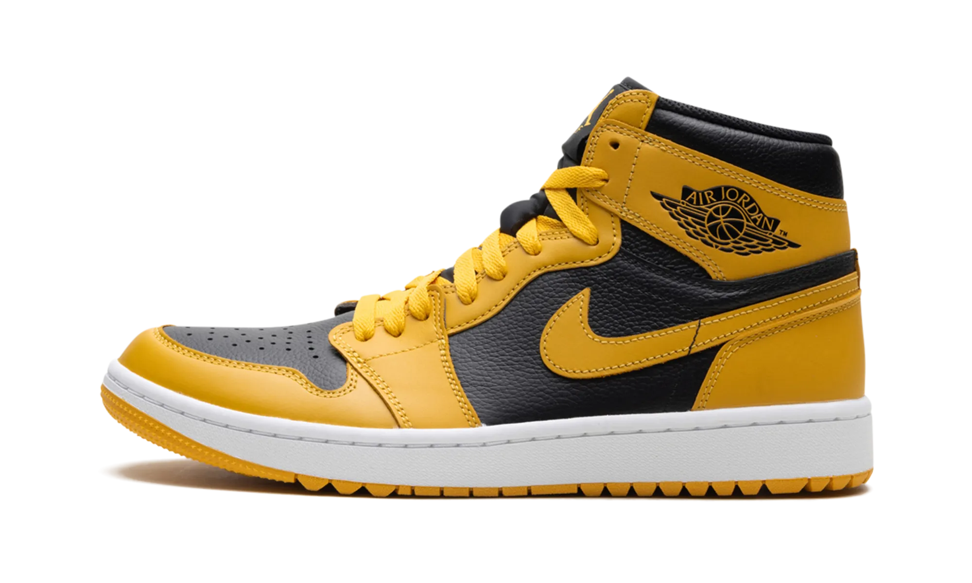 Rubberized Edges Clean Build Air Jordan 1 Golf "Pollen"