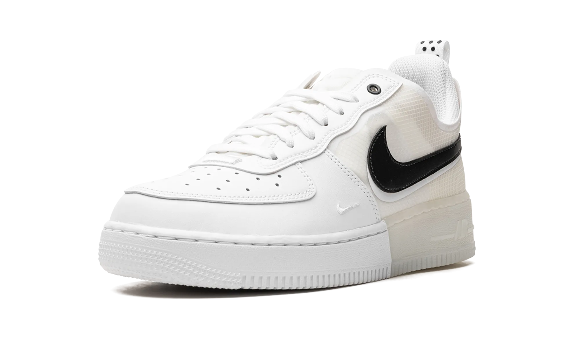 Air Force 1 Low React "White / Black" Secure Lock Street Walk