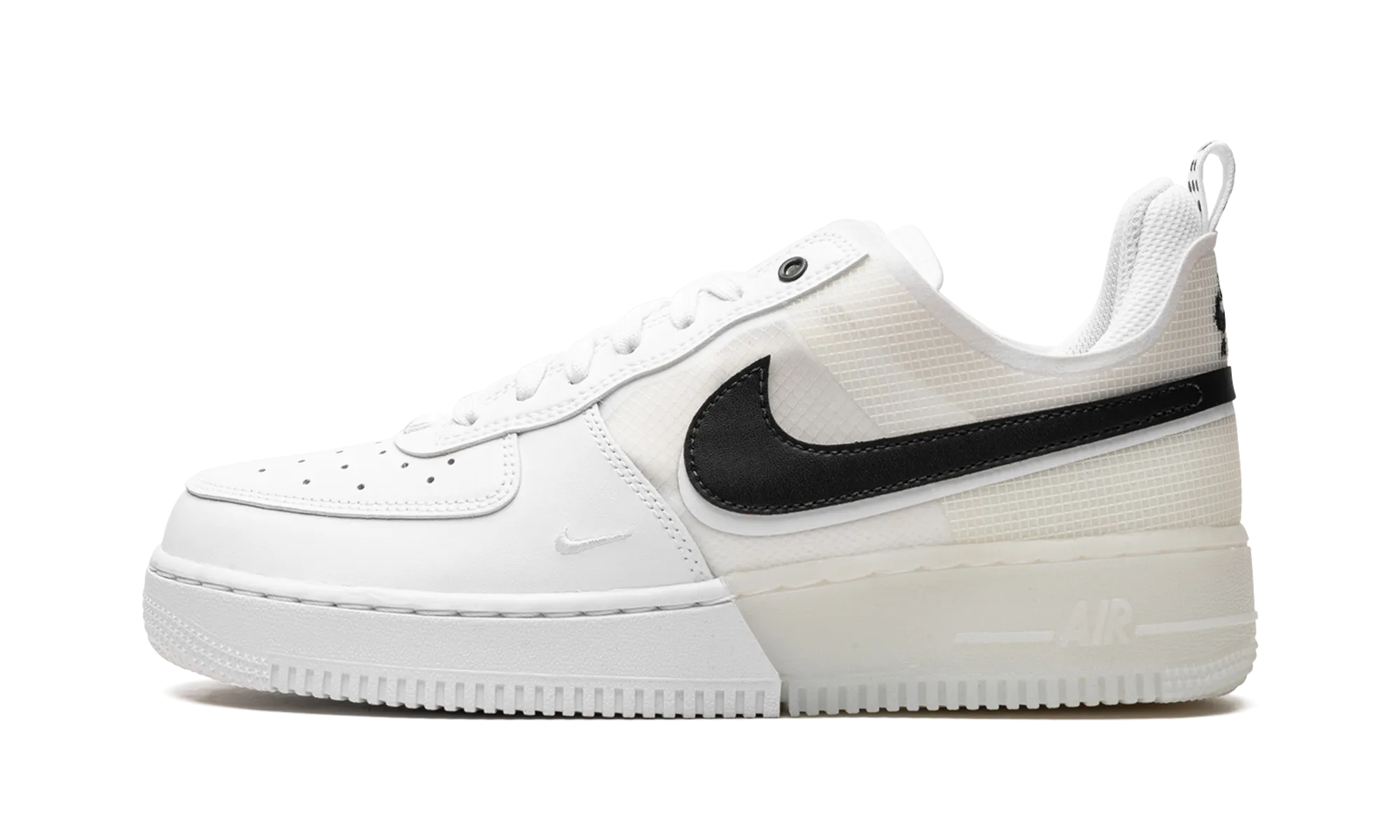 Air Force 1 Low React "White / Black" Fold   Flat Non Marking Soles