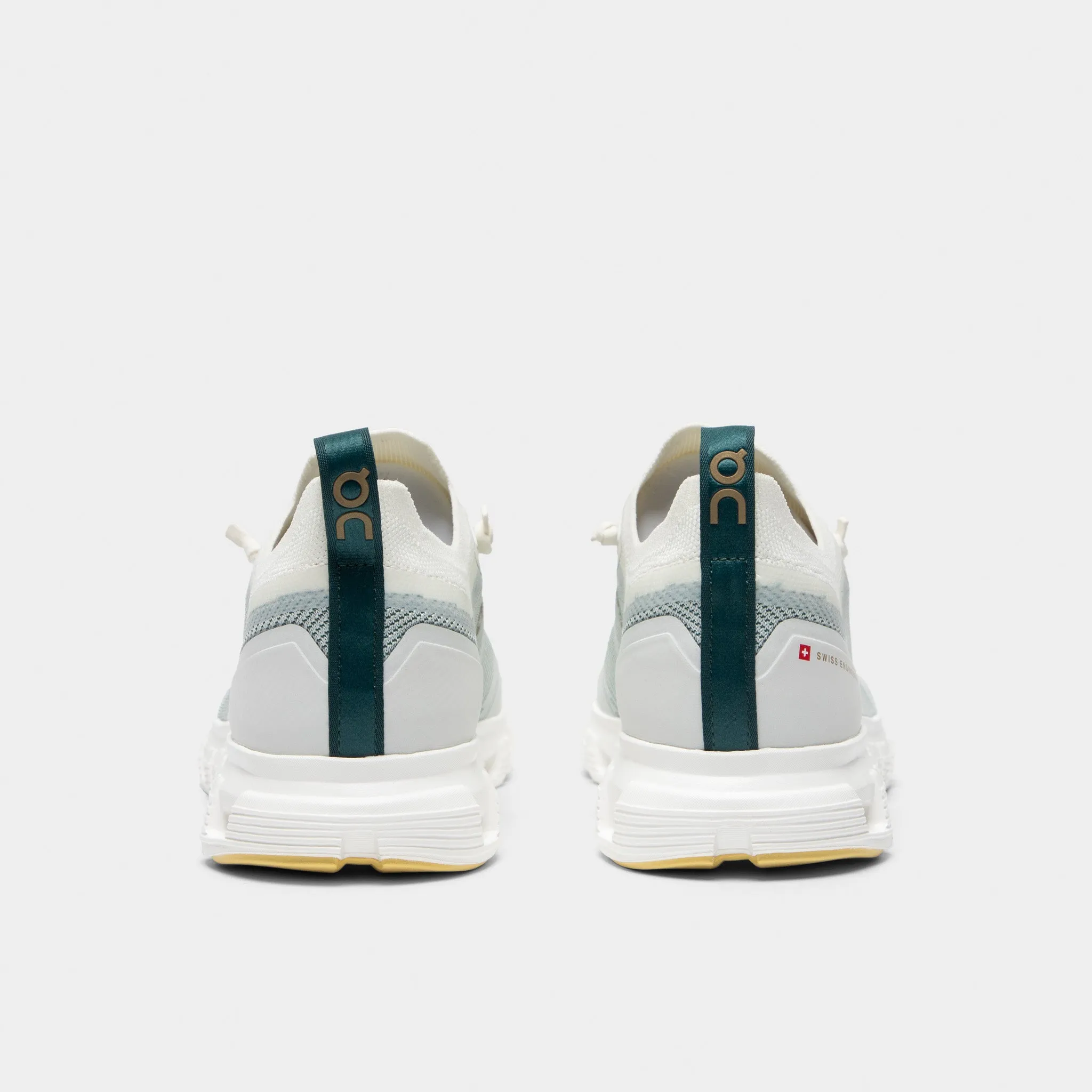 On Cloud 6 Versa White / Green - Gold Quick Flow senior care