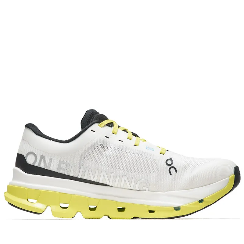 On Cloudflow 5 - White/Lime Stylish Comfort