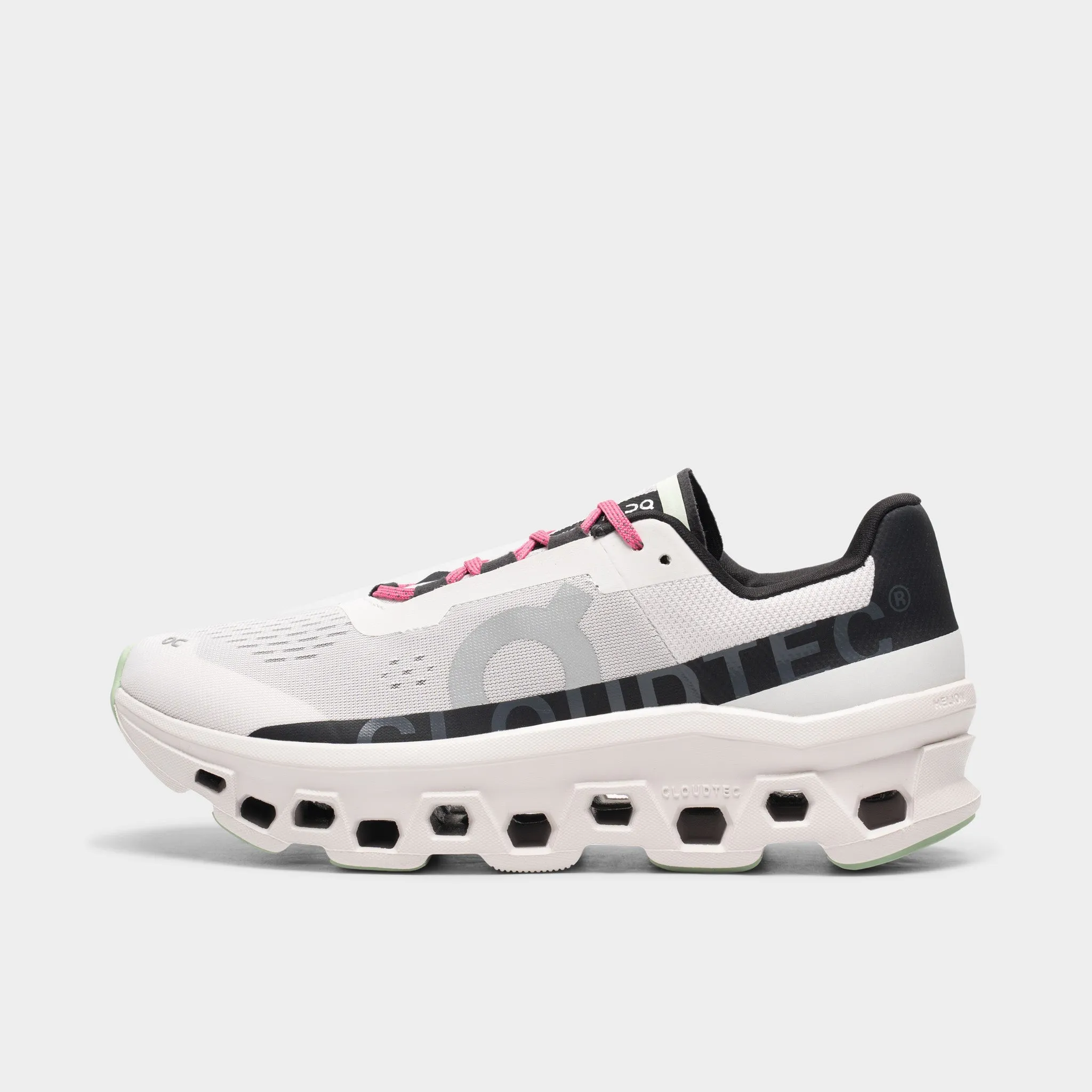 On Cloudmonster White / Black Care Ease Slim Form