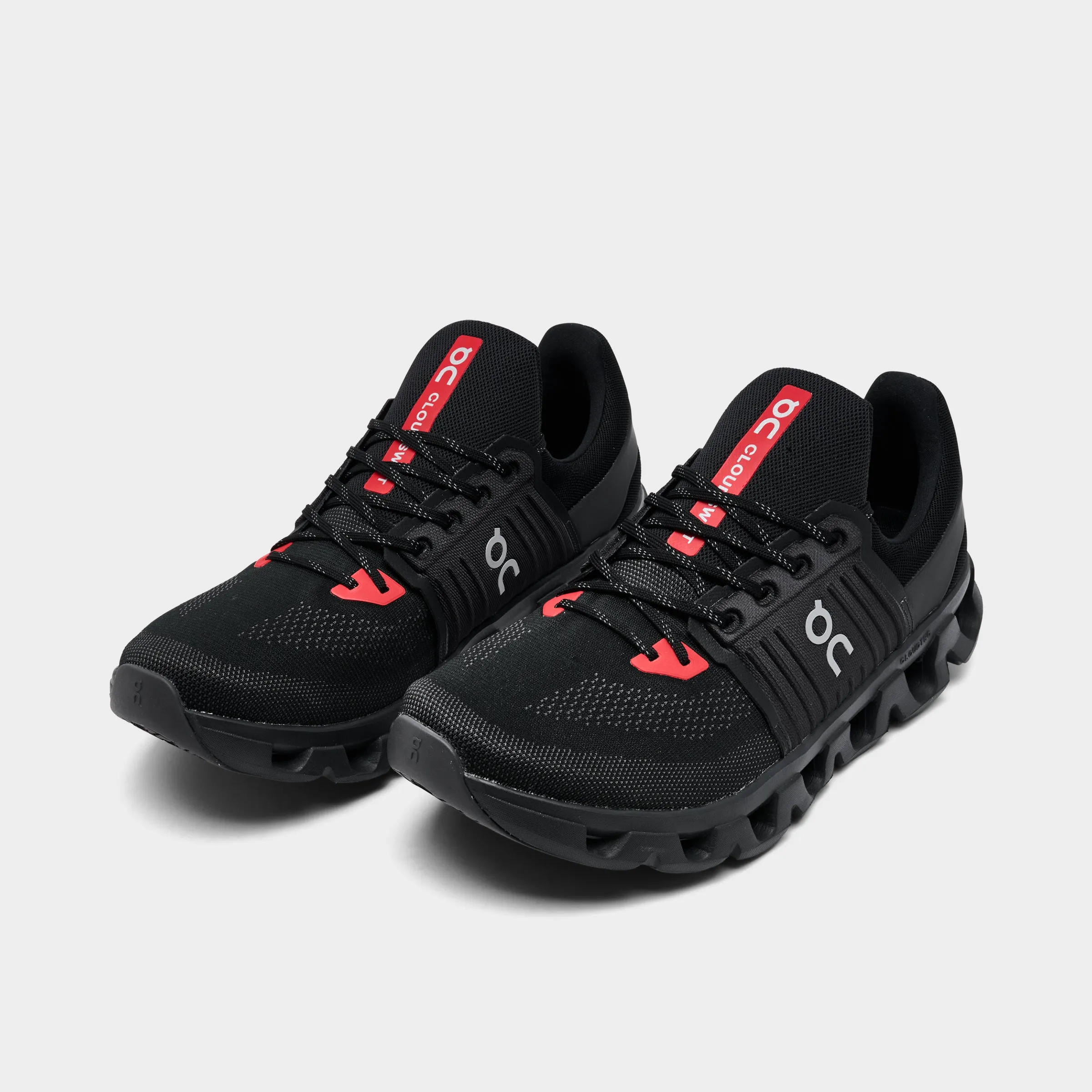 On Cloudswift 4 Black / Grey - Red Snow Grip