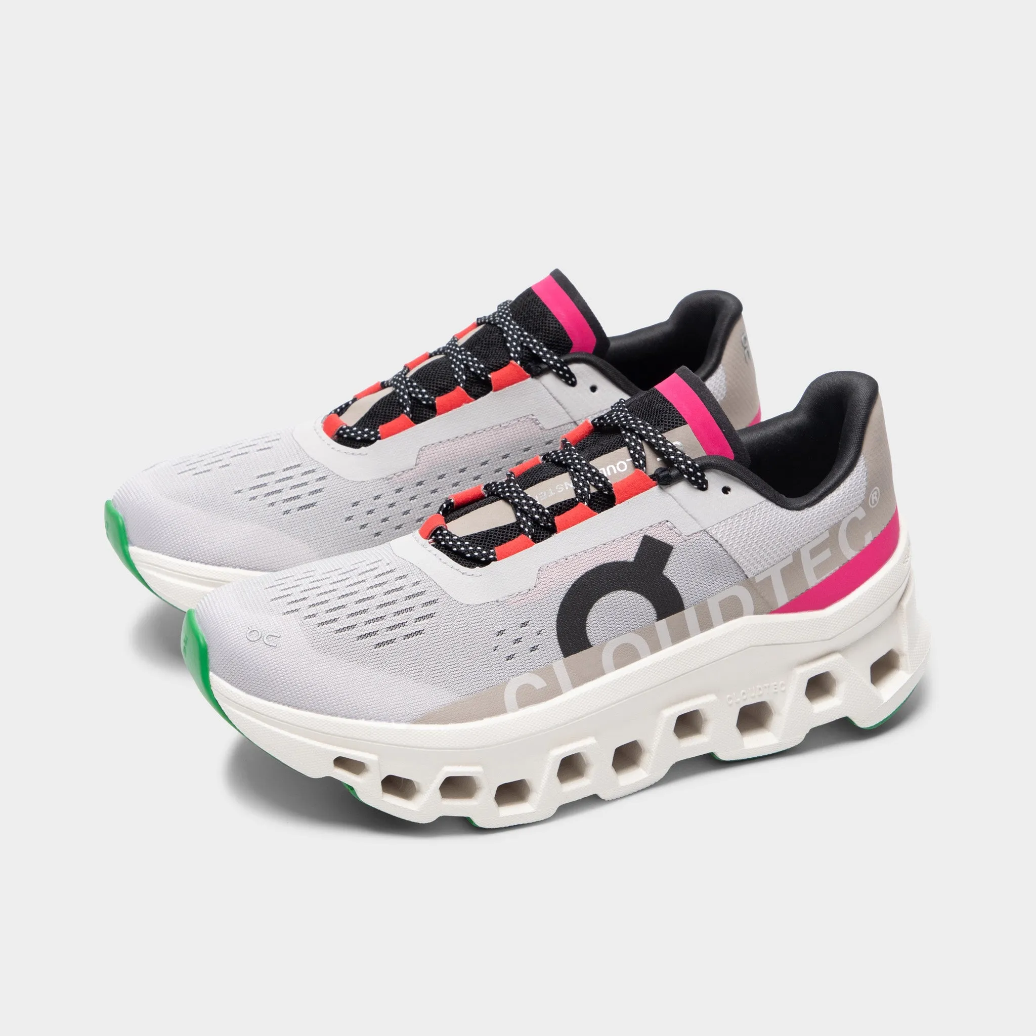 On Women's Cloudmonster 1 Ivory / Silver Summer Base Fast Track