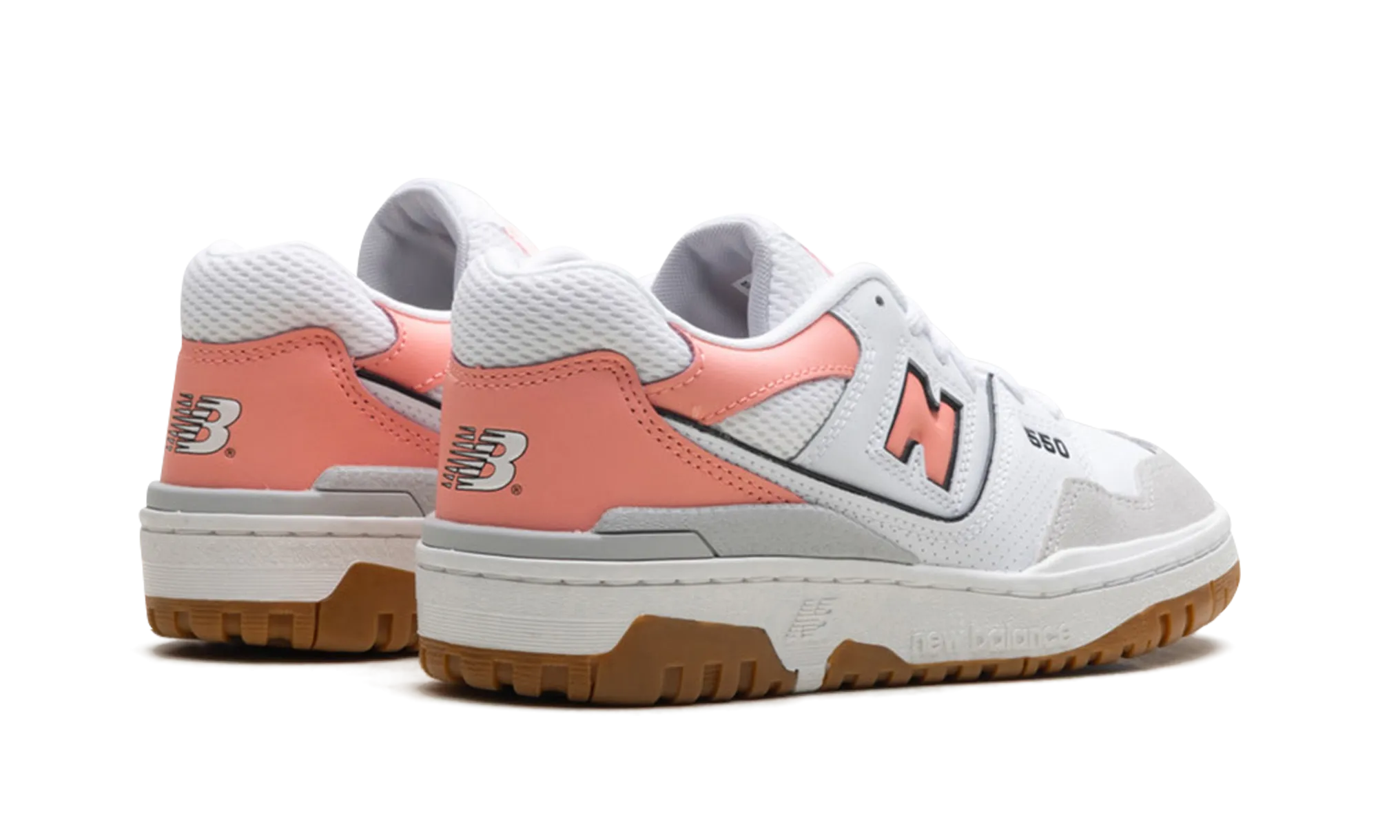 550 GS "Brighton Grey Omega Pink" sports innovation wide - width shoe option