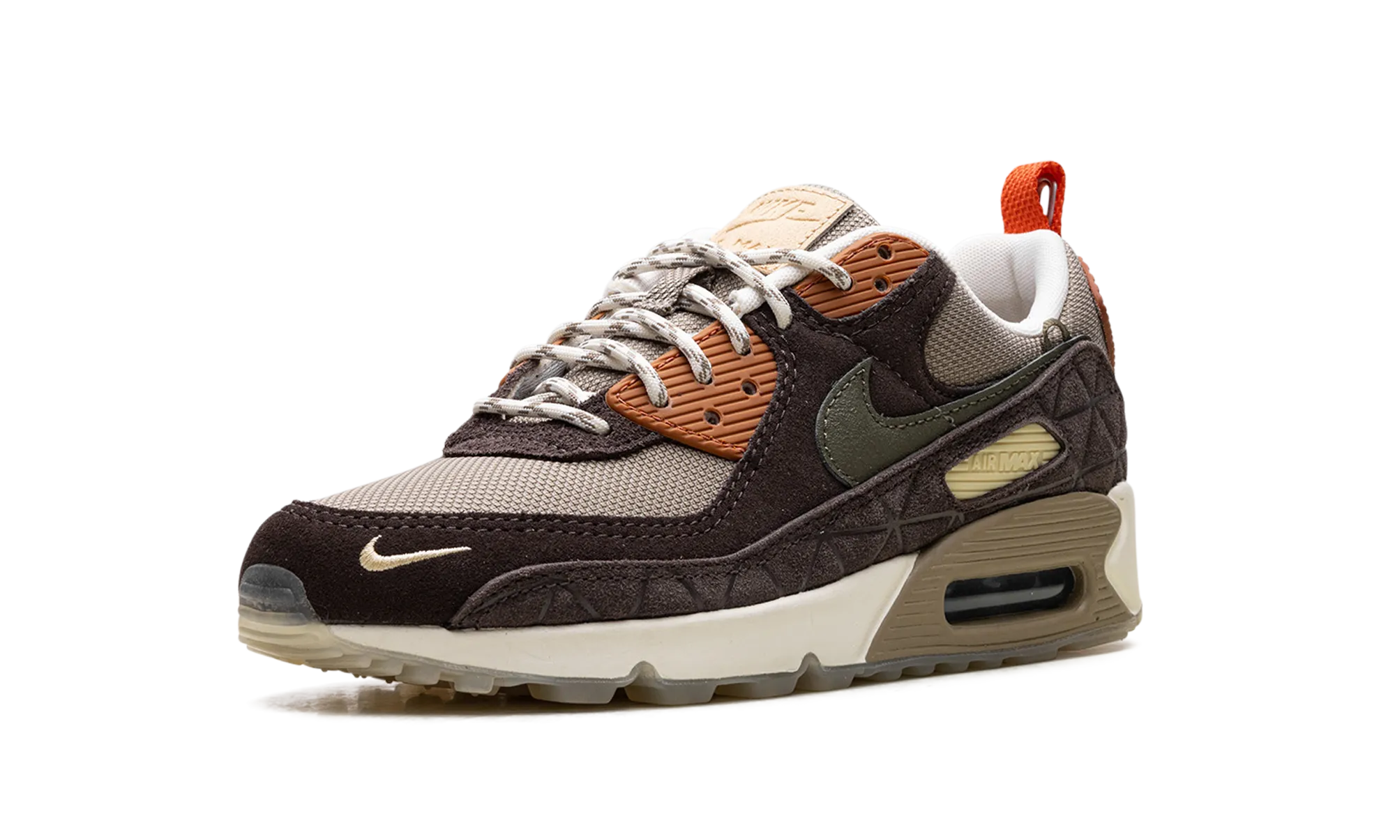 dawn run running shoes hill running shoes AIR MAX 90 SE WMNS "KHAKI / MEDIUM OLIVE"
