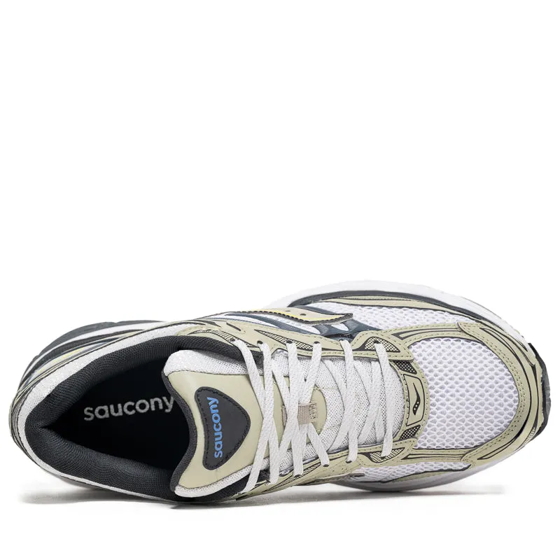 Waffle Traction Outsole Saucony Progird Omni 9 - White/Gold