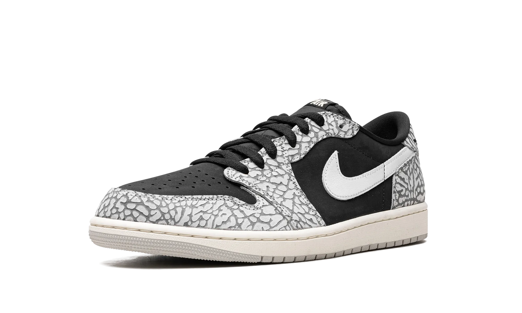 Seamless Inner Lining Air Jordan 1 Low "Black Elephant"