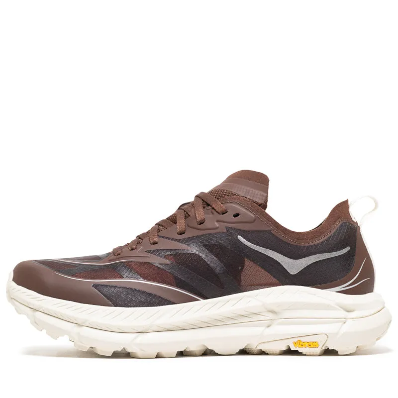 Smooth Curve Full Grip Hoka Mafate Speed 4 Lite - Cold Brew/Oat Milk