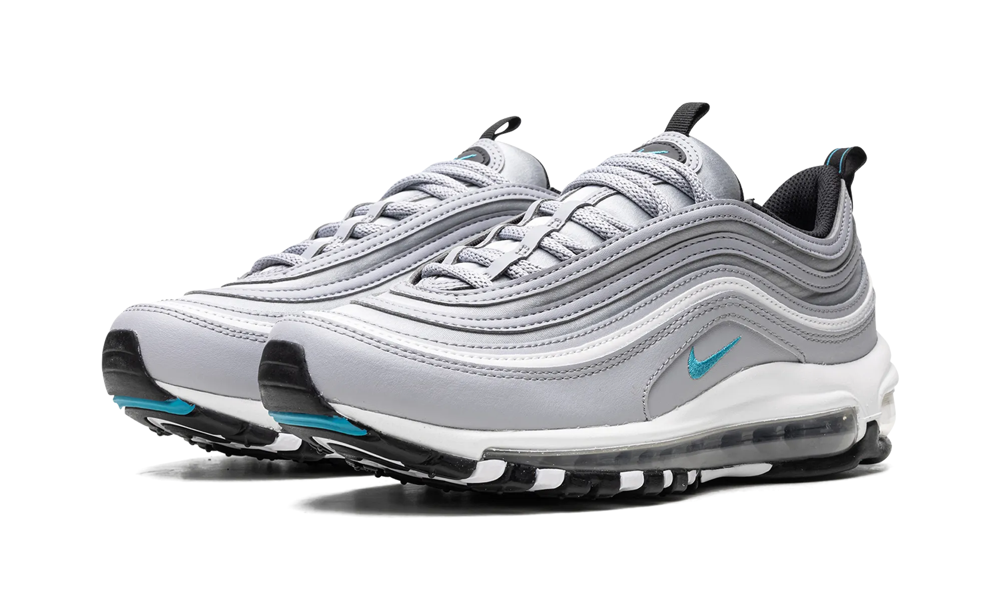 trail - running coordination improvement AIR MAX 97 WMNS "Wolf Grey / Teal Nebula"